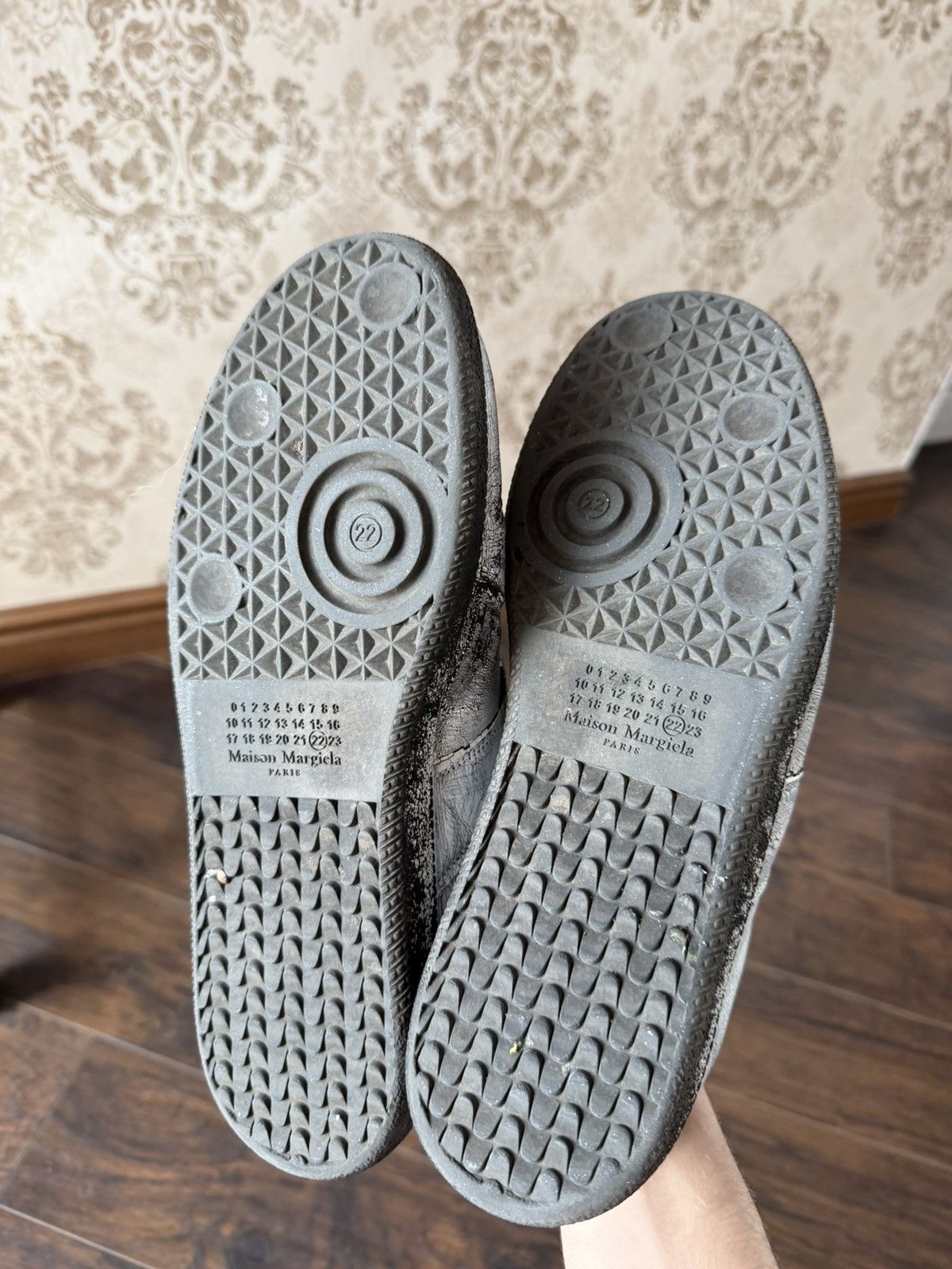 Maison Margiela Maison Margiela White Paint Gats Size US 8.5 / EU 41-42 - 7 Thumbnail