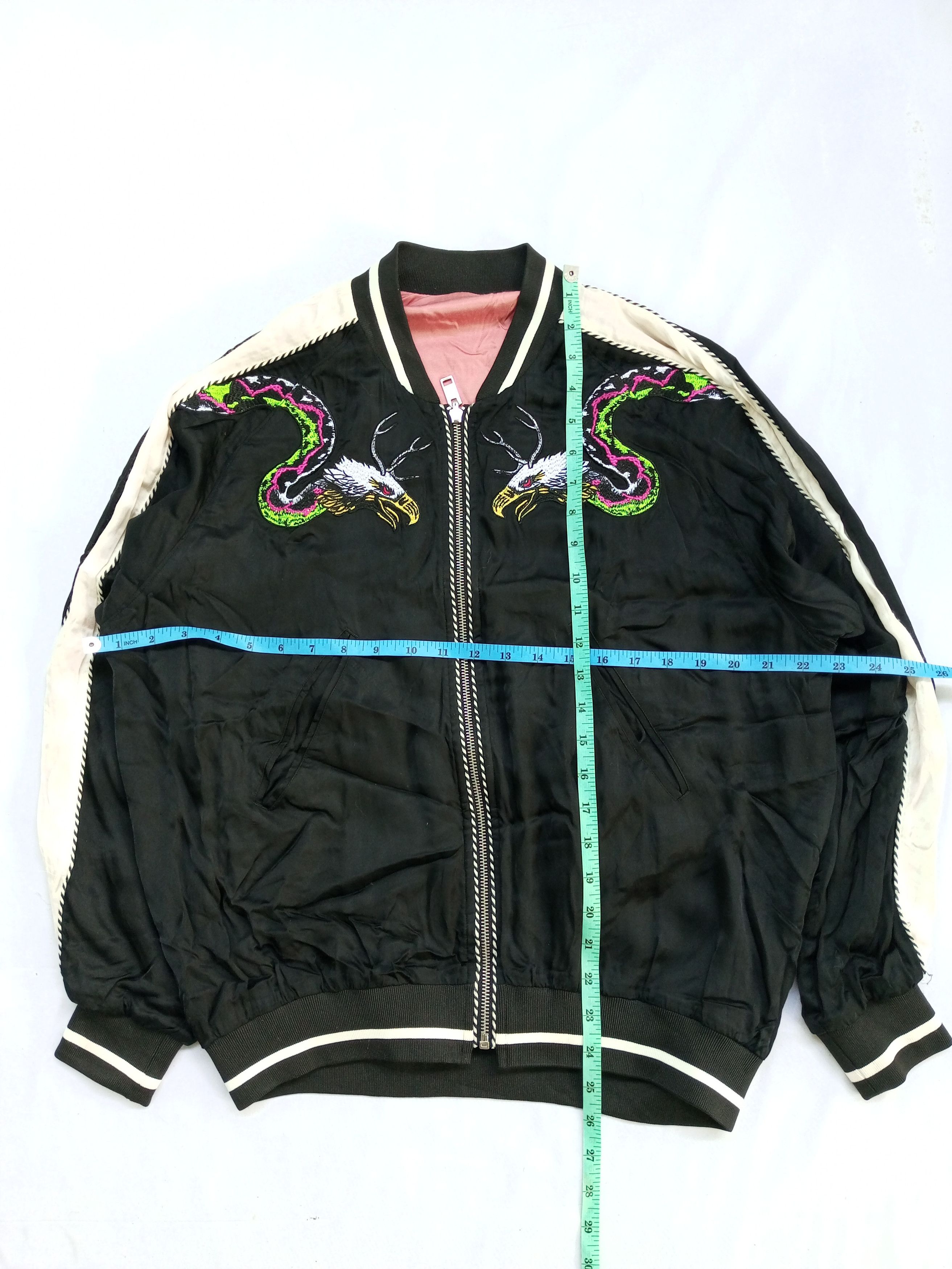 Diesel Reversible Diesel Sukajan Style Varsity Embroidery Jacket Size US L / EU 52-54 / 3 - 8 Thumbnail