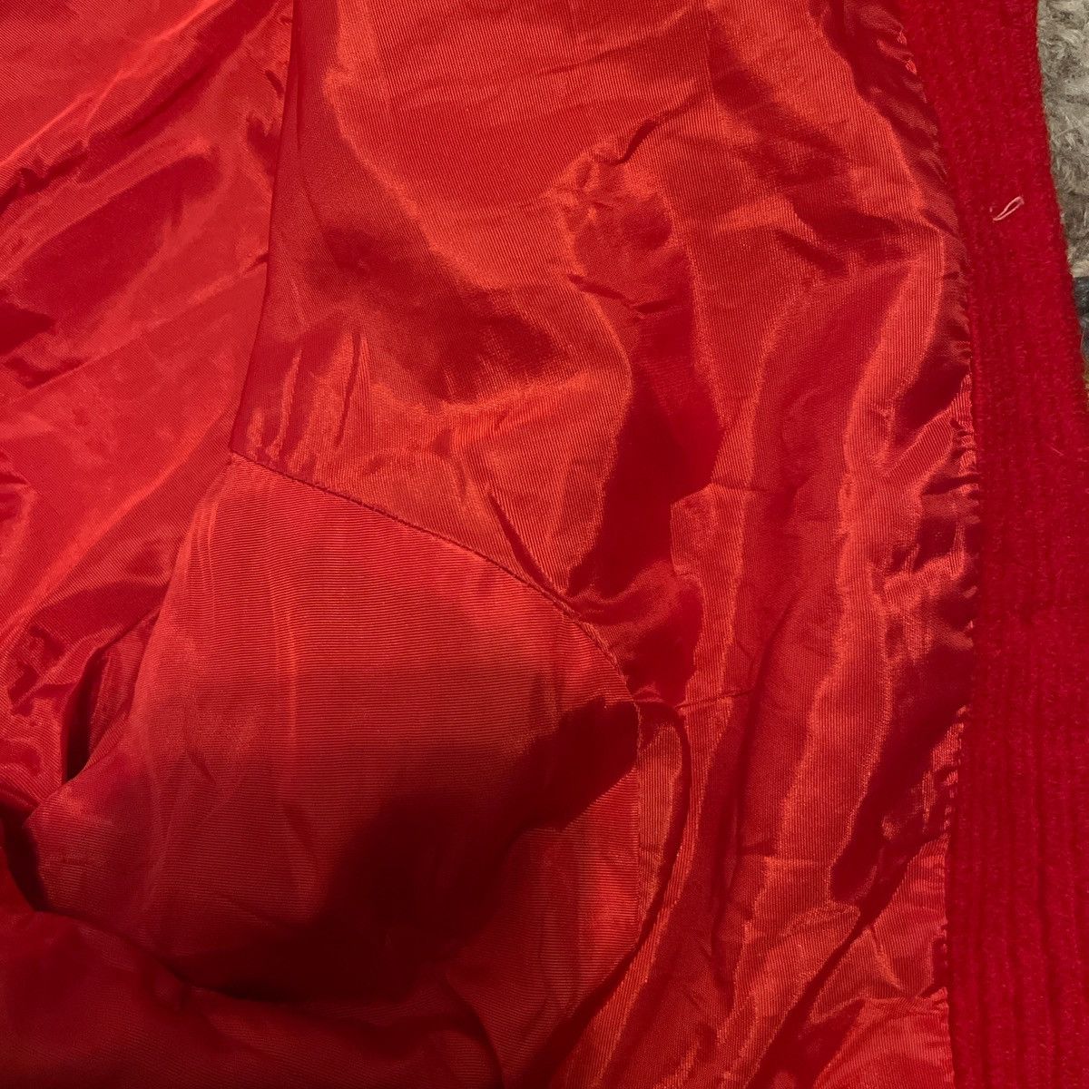 Vintage Rare red cropped button-up jacket. Size XS / US 0-2 / IT 36-38 - 6 Thumbnail