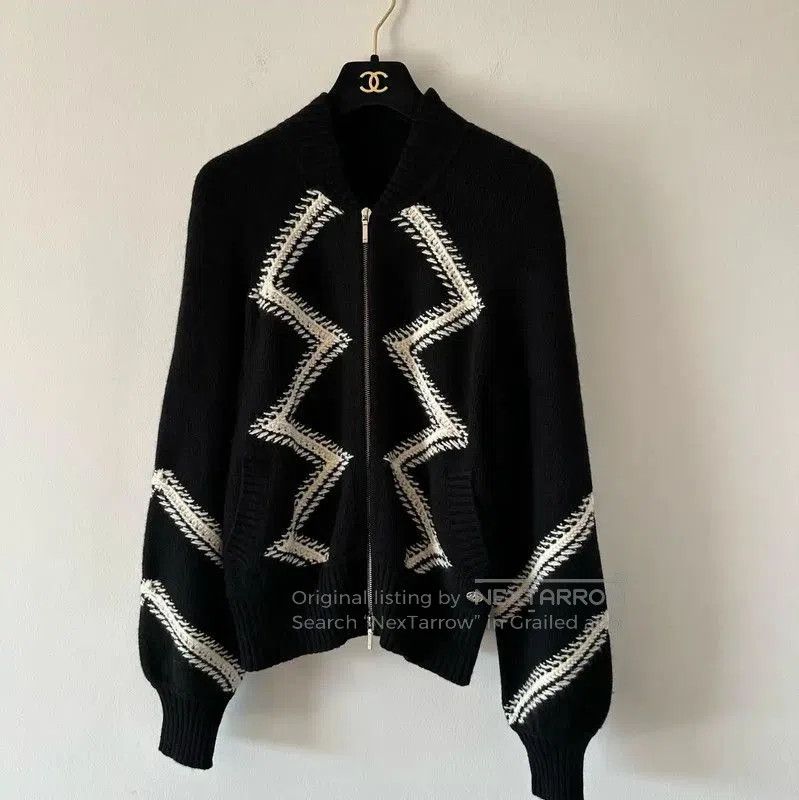 Chanel Chanel Black Wool Zip Jacket for Women . Size XS / US 0-2 / IT 36-38 - 1 Thumbnail