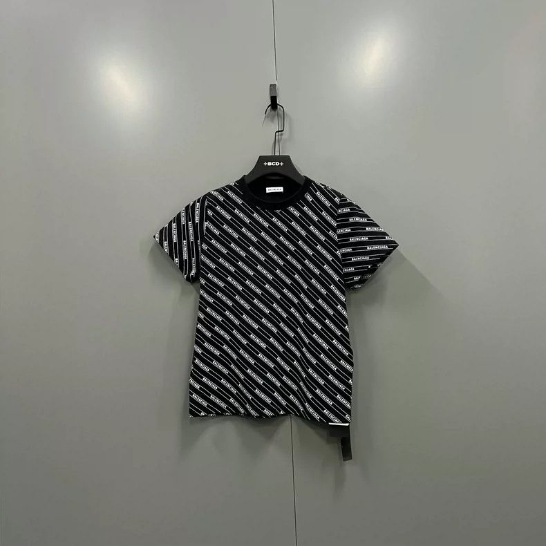 Balenciaga Diagonal Bullet Logo Short Sleeve