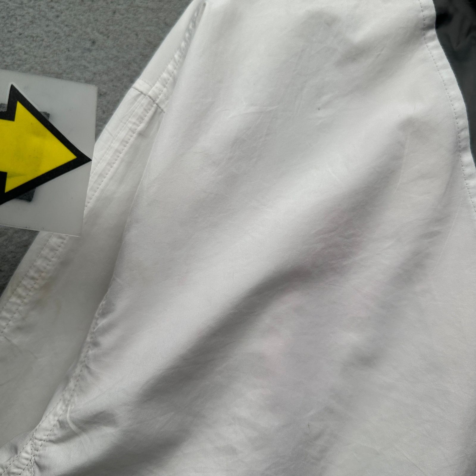 Nike Vintage Y2K Nike Windbreaker Jacket Womens XXL White Gray Size XXL / US 16-18 / IT 52-54 - 9 Thumbnail