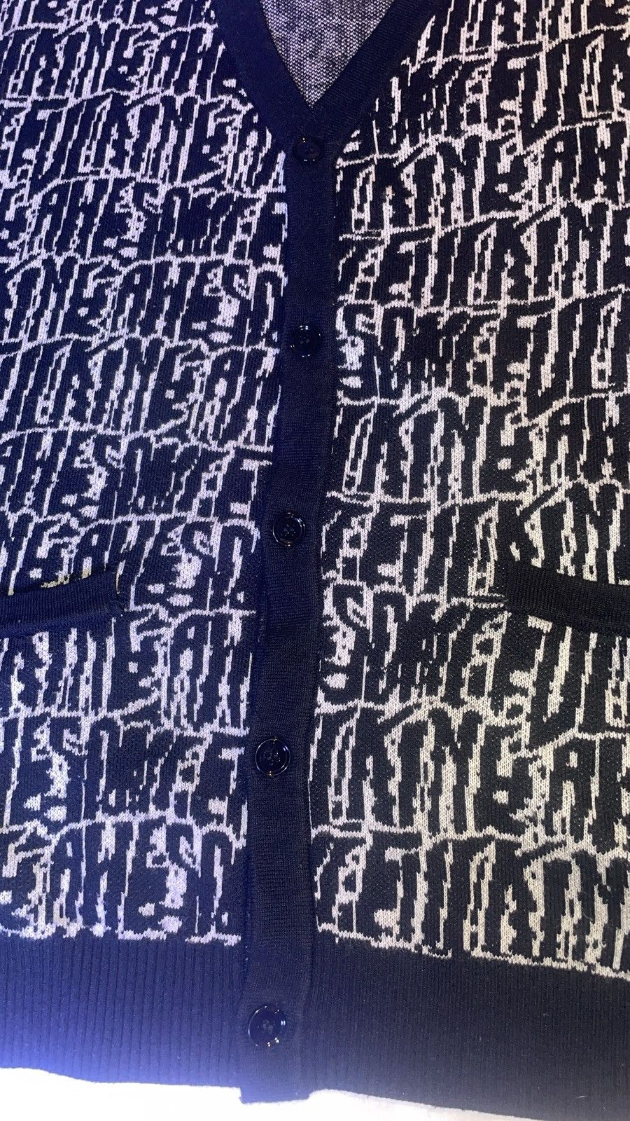 Fucking Awesome Fucking awesome black an white cardigan Size US XL / EU 56 / 4 - 6 Thumbnail