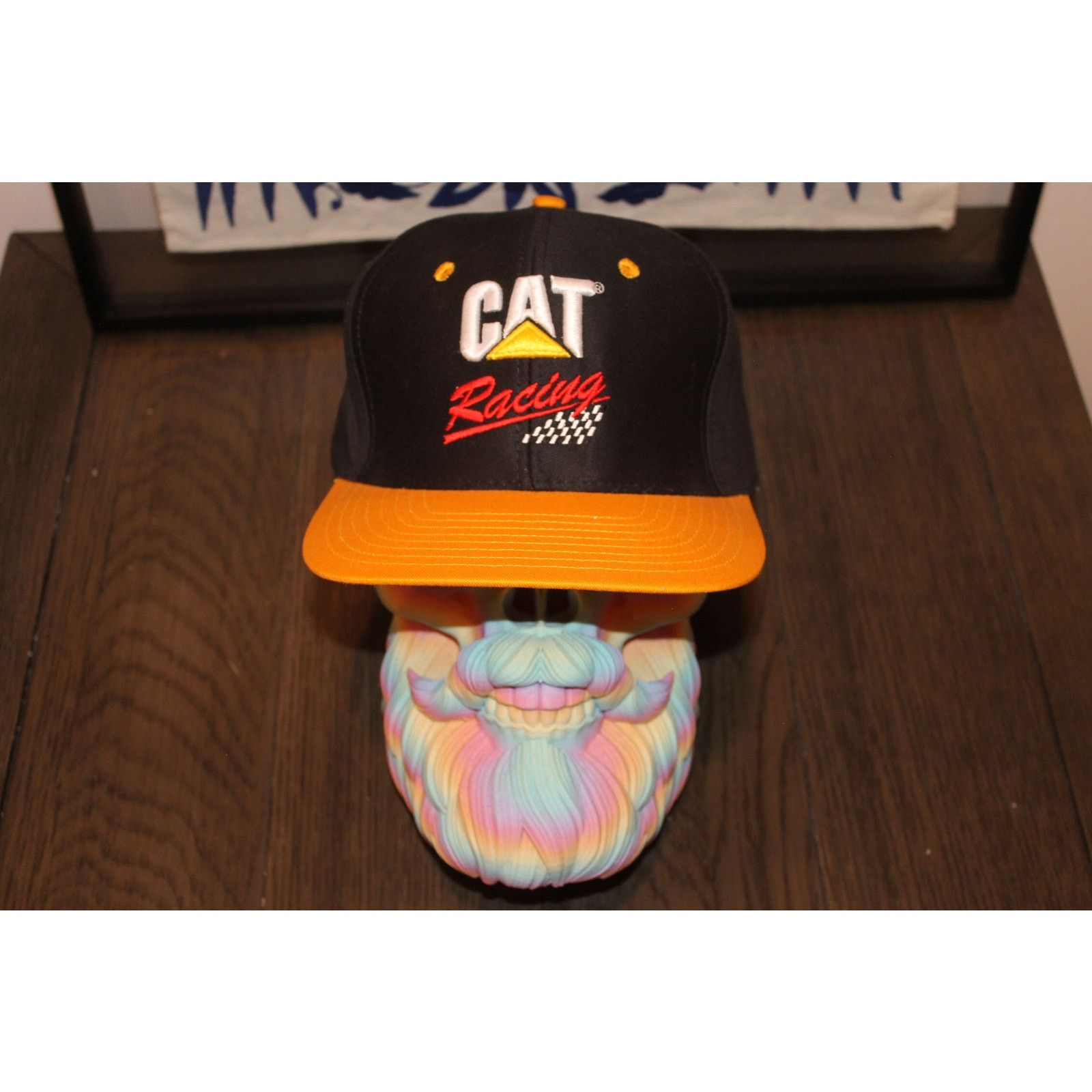 NASCAR Cat Racing Snapback Vintage Nascar Size ONE SIZE - 2 Thumbnail