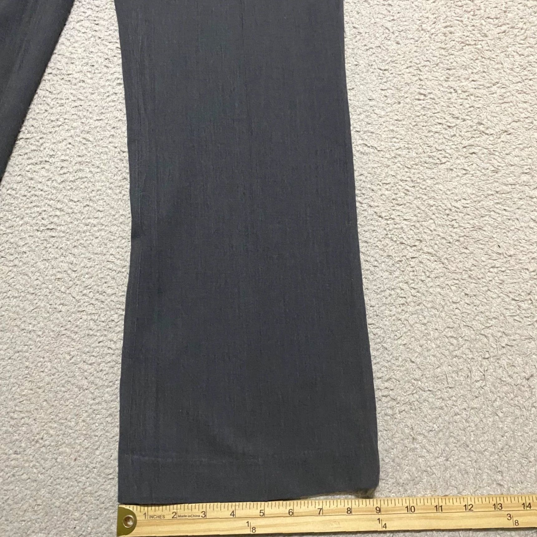 Calvin Klein Calvin Klein Womens Dress Pants Gray Straight High Rise 10 Business Casual Formal Womens Size 32" / US 10 / IT 46 - 5 Thumbnail