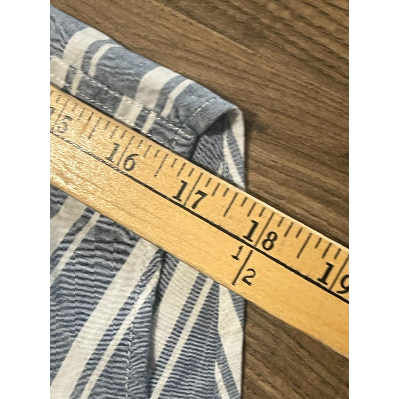 Vintage Sonoma Shirt Men's XXL Blue White Striped Button Up Perfect Length Shirt Size US XXL / EU 58 / 5 - 4 Thumbnail