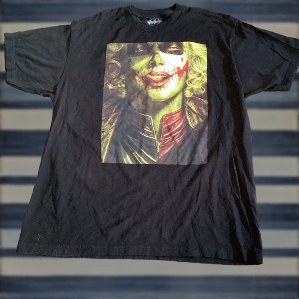DC Comics BATMAN T-SHIRT Harley Quinn Damned 2 Graphic Print Adult XL Black DC Comics Mens Size US XL / EU 56 / 4 - 1 Thumbnail