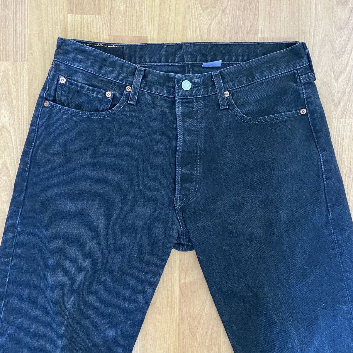 Levi's Levi’s Men’s 501 Button Fly Black Jeans Size 34x30 Size US 34 / EU 50 - 3 Thumbnail