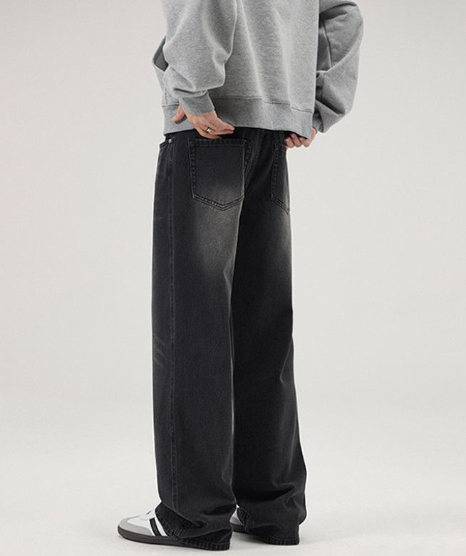 Japanese Brand American baggy retro distressed washed straight leg jeans Size US 32 / EU 48 - 4 Thumbnail