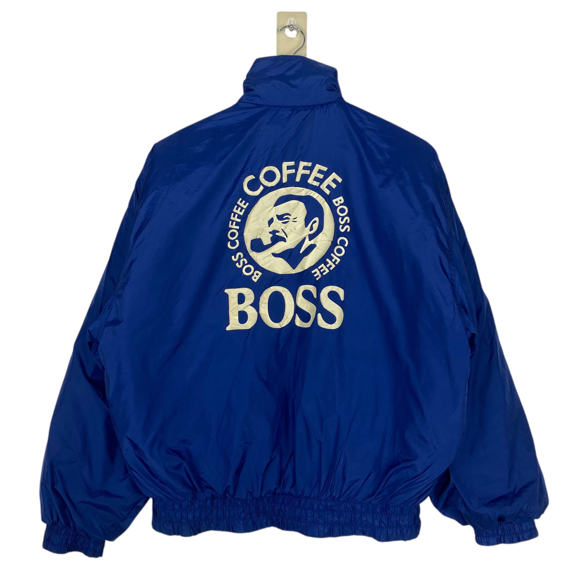 Japanese Brand STEAL💥80s SUNTORY COFFEE BOSS BOMBER JACKET Size US M / EU 48-50 / 2 - 6 Thumbnail