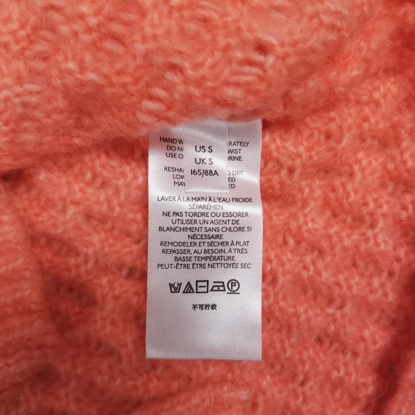 Anthropologie Anthropologie Bia Mock Neck Alpaca Blend Sweater Orange Sz S Size S / US 4 / IT 40 - 8 Thumbnail