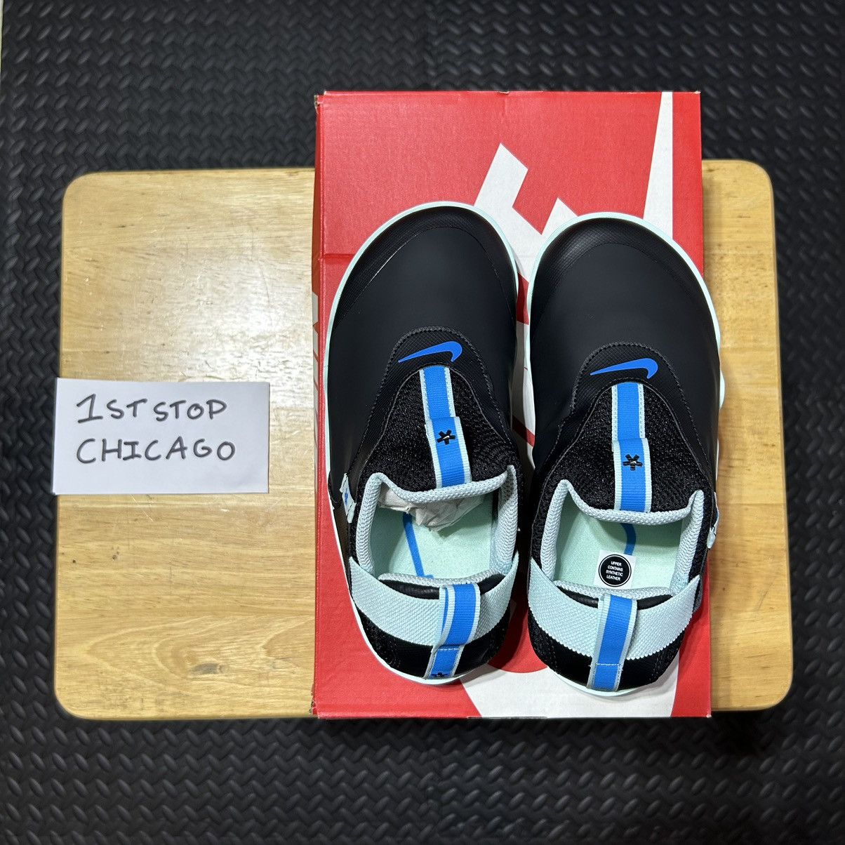 Designer × Nike Nike Zoom Pulse Nurse Shoes Black/Teal Womens 6W CT1629-001 Size US 6 / IT 36 - 4 Thumbnail