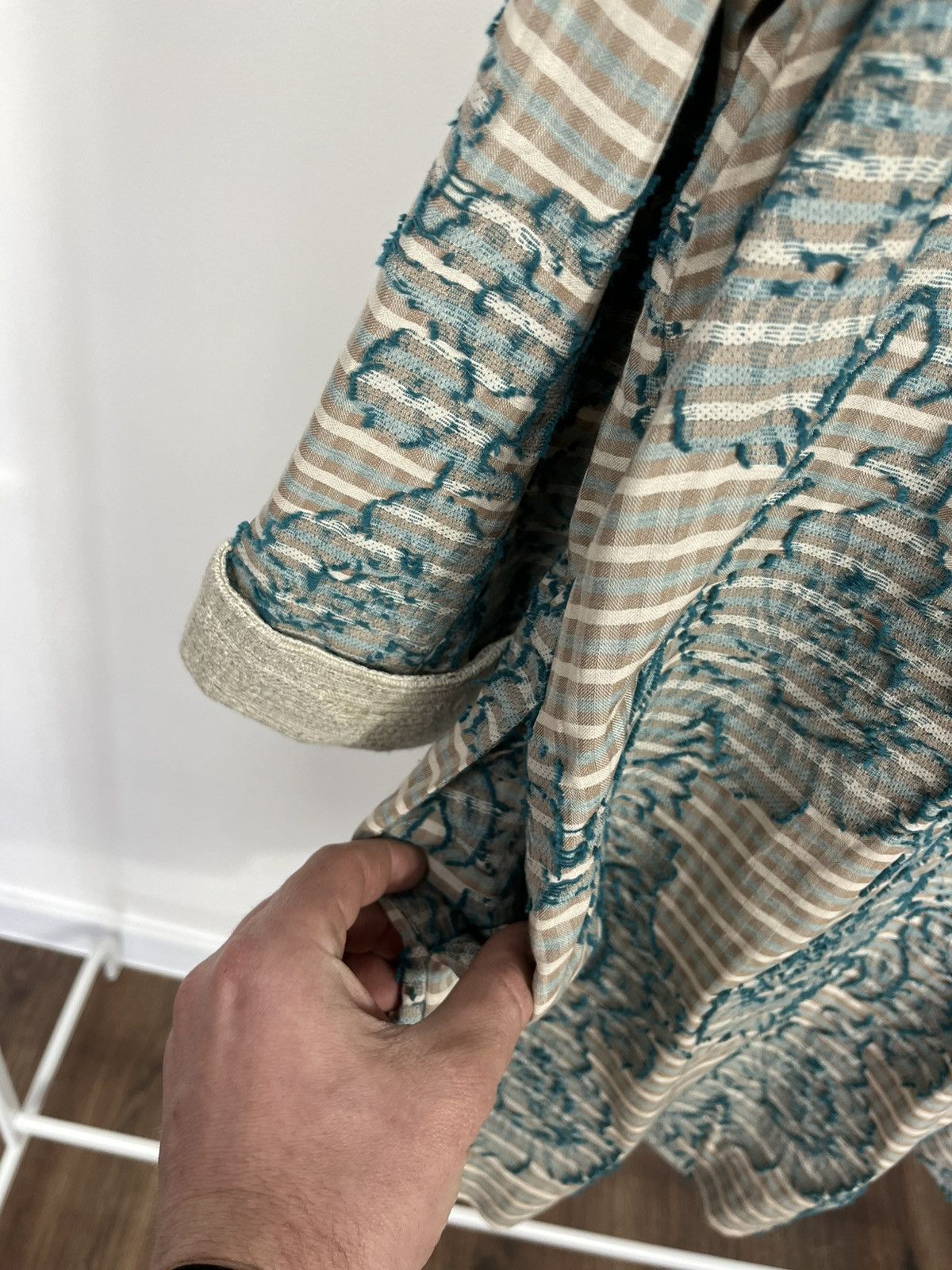 Other Tendresses Made in Italy Pattern Long Jacket 46 Size M / US 6-8 / IT 42-44 - 15 Thumbnail