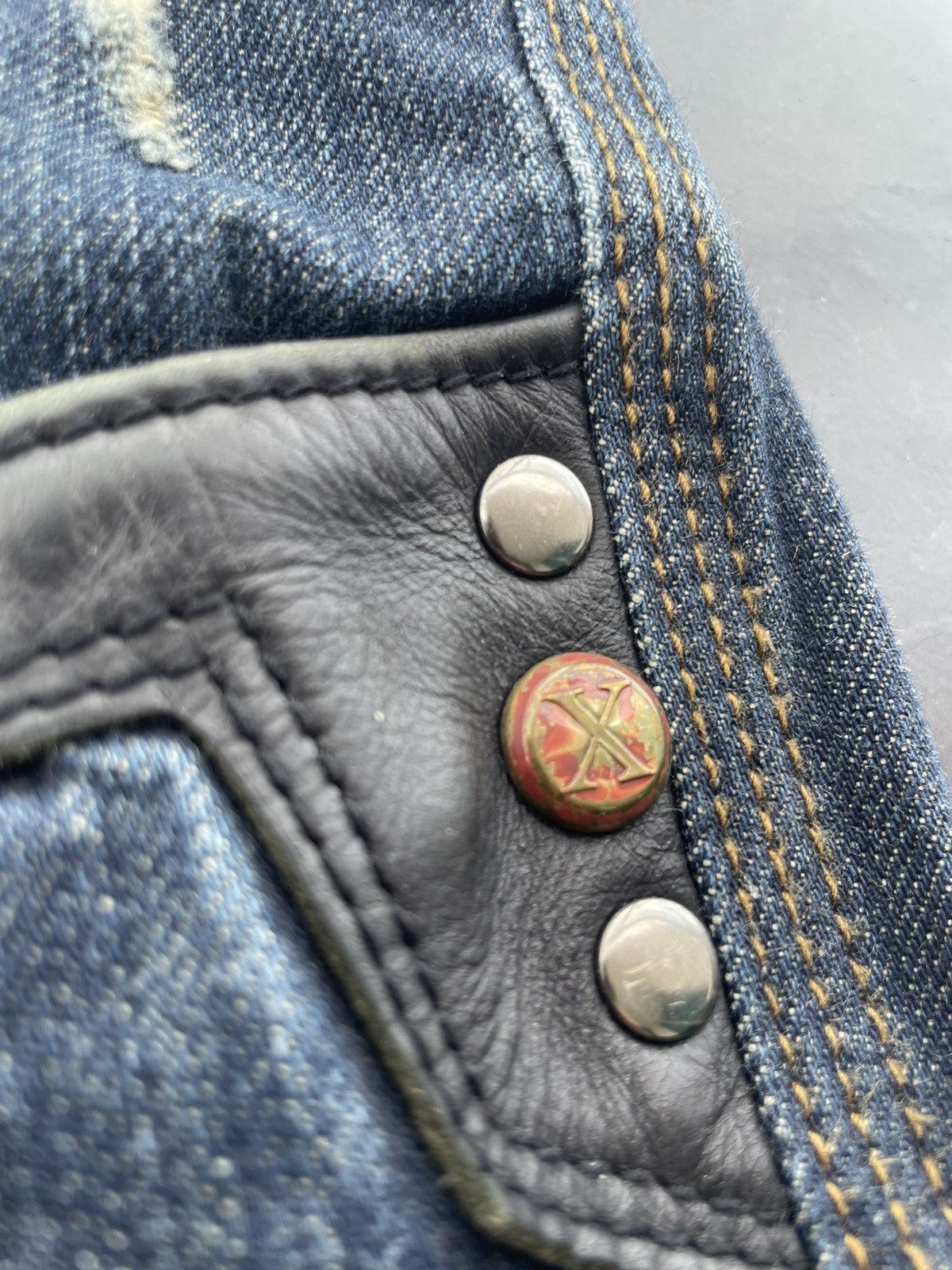 Vintage × Xray Footwear X-ray Distressed Vintage Jeans Size US 40 / EU 56 - 3 Thumbnail