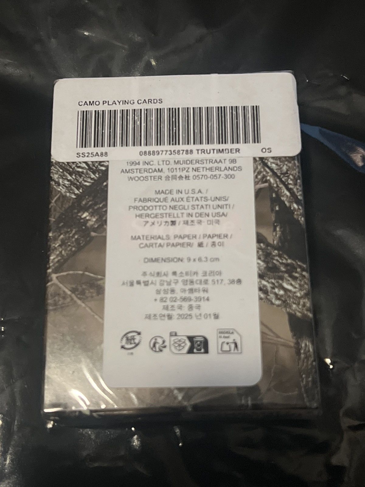 Realtree × Supreme Supreme Camo Playing Cards Size ONE SIZE - 4 Thumbnail