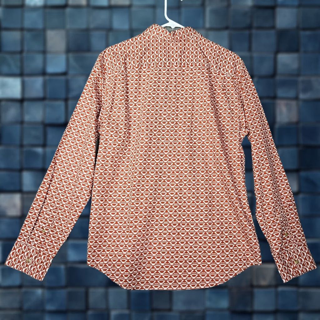 Levi's Levi's Button-Up Shirt Men M Cotton Multicolor Diamond Rooibos Pattern Casual All Seasons Size US M / EU 48-50 / 2 - 1 Thumbnail