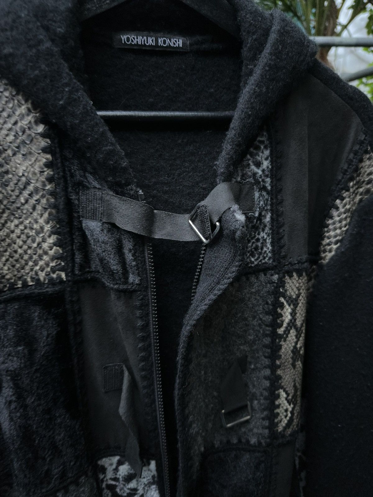 Yoshiyuki Konishi 1990s Yoshiyuki Konishi Python Patchworks Hooded Long Coat Size US XL / EU 56 / 4 - 9 Thumbnail