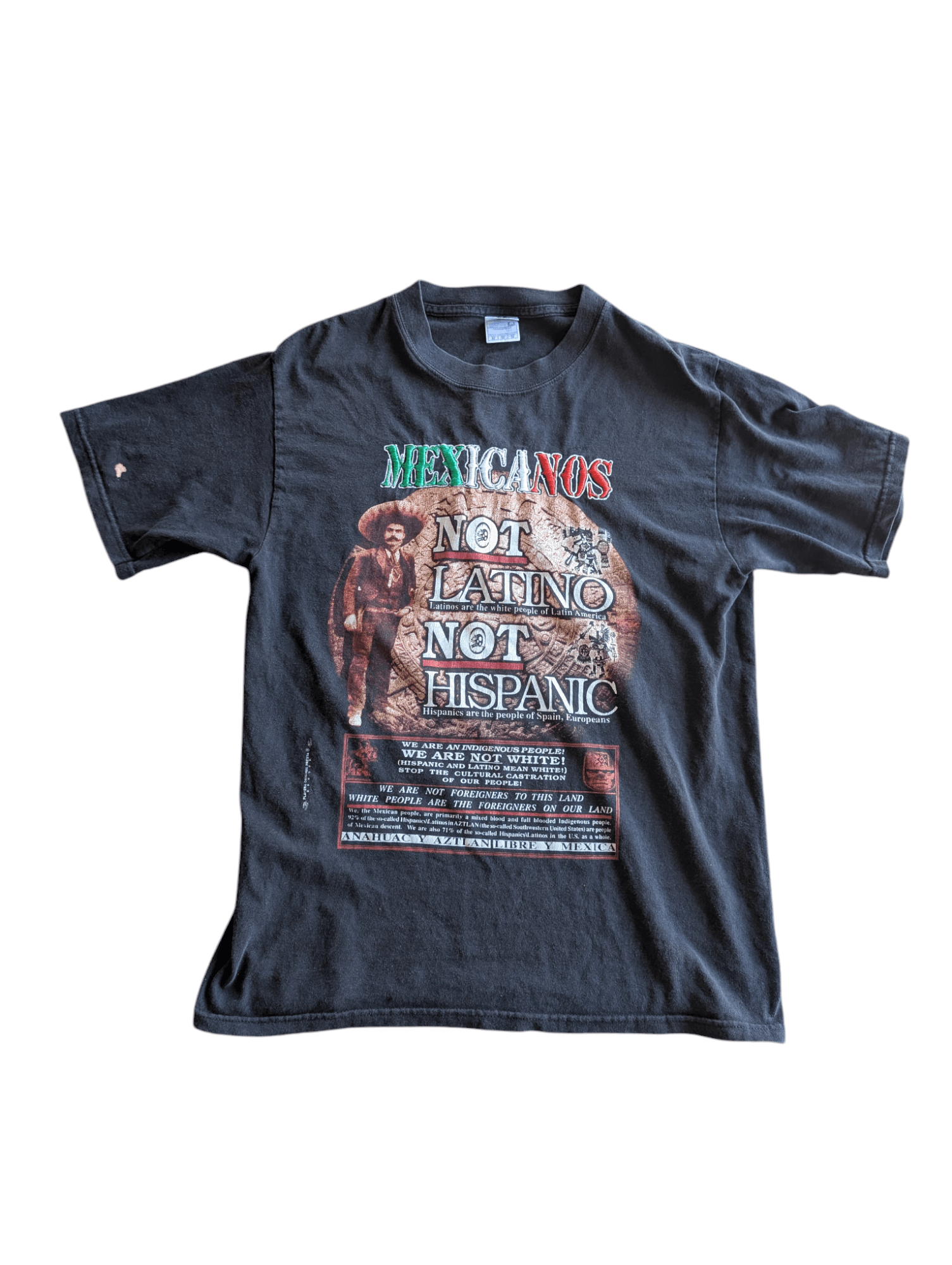Band Tees Vintage Yazbek Mexicanos Political Fk Tha White Tee Size US M / EU 48-50 / 2 - 4 Thumbnail