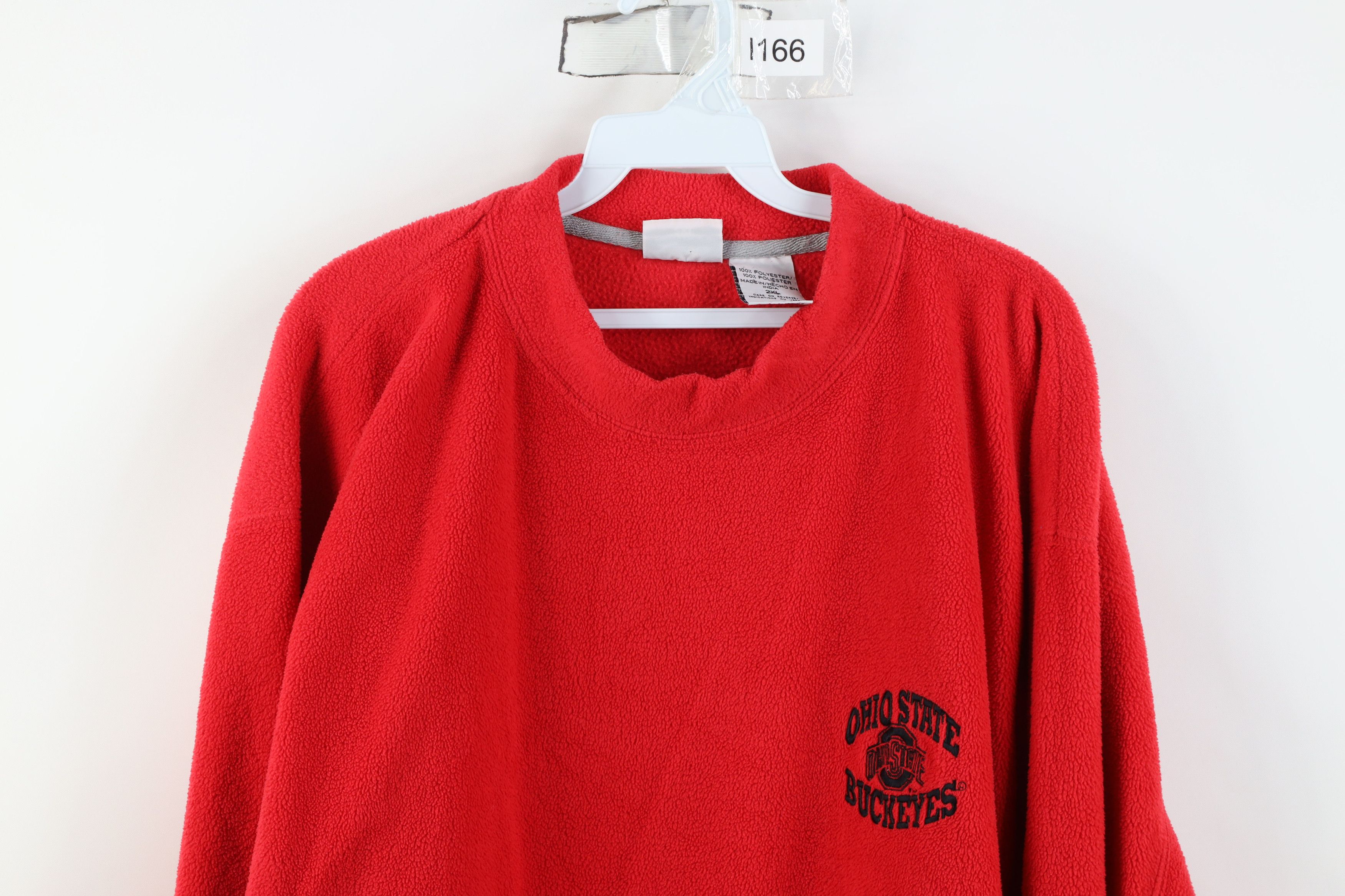 Vintage Vintage 90s Ohio State University Fleece Crewneck Sweater Size US XXL / EU 58 / 5 - 2 Thumbnail