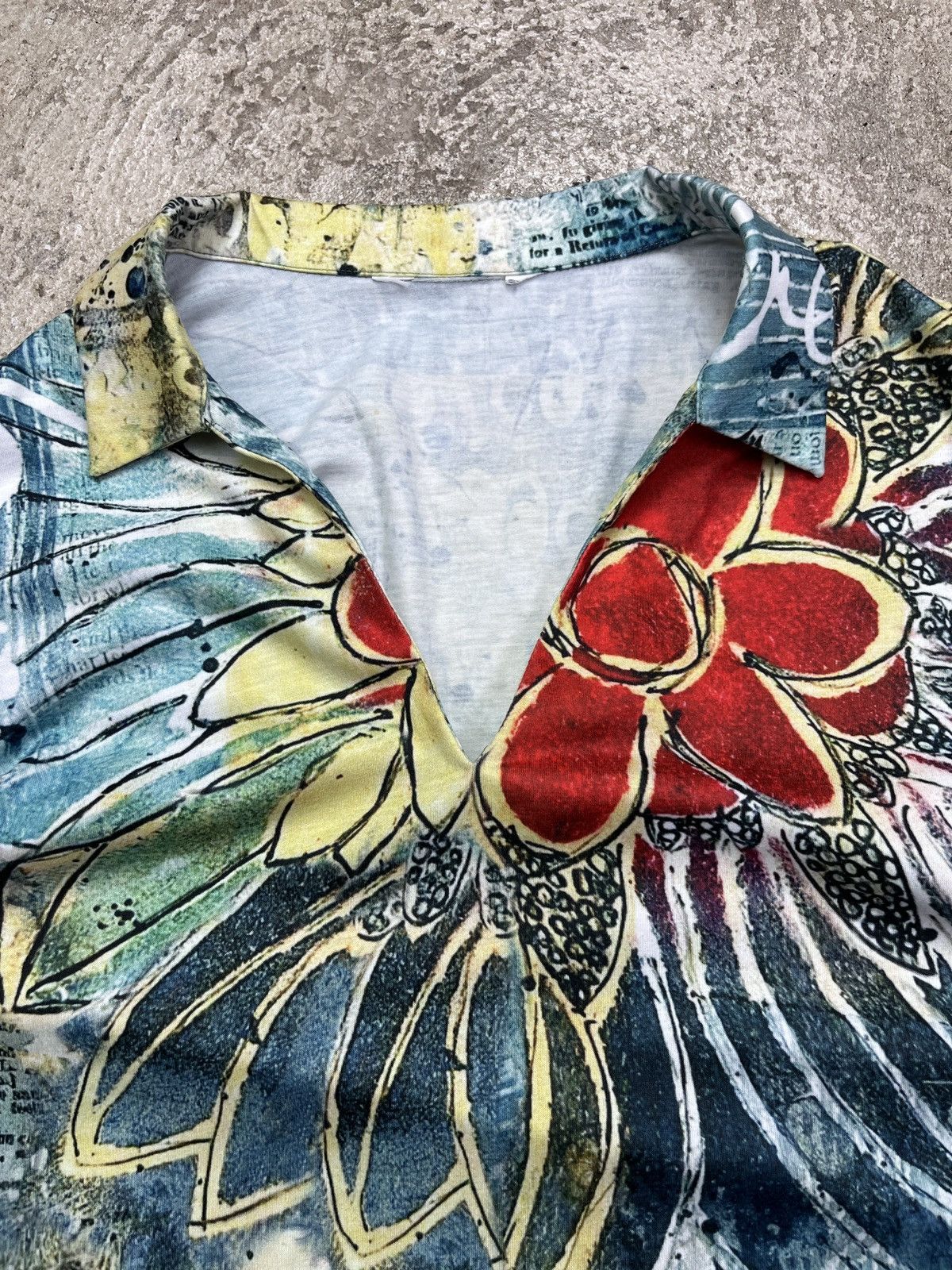 Vintage 1990s LSD VINTAGE OVERPRINTED LONGSLEEVE - № 1283 Size US M / EU 48-50 / 2 - 5 Thumbnail
