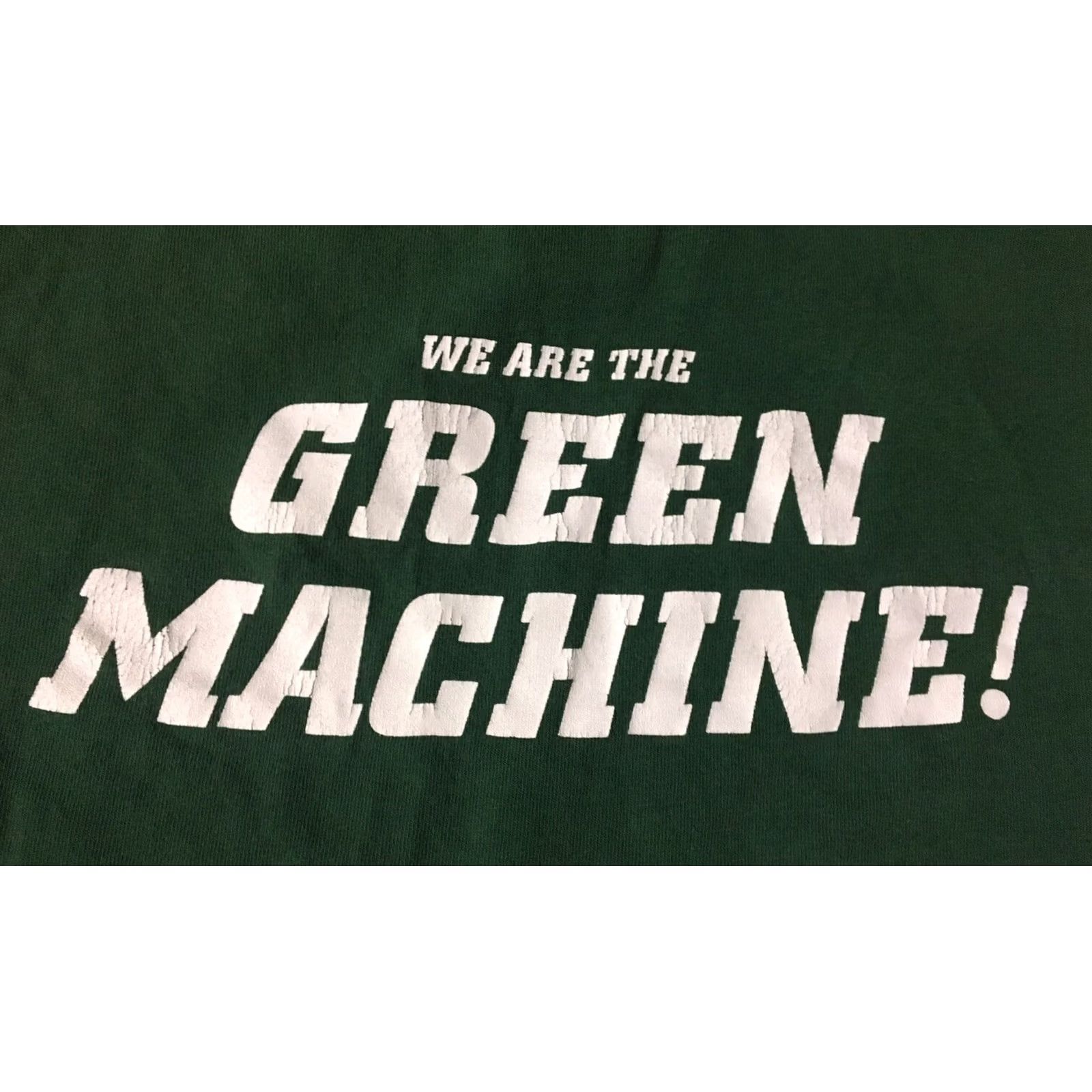 Vintage VINTAGE Spartan Pride Green Machine T-Shirt XL Men Small Stitch Track Football Grunge School 90s USA Retro Size US XL / EU 56 / 4 - 4 Thumbnail