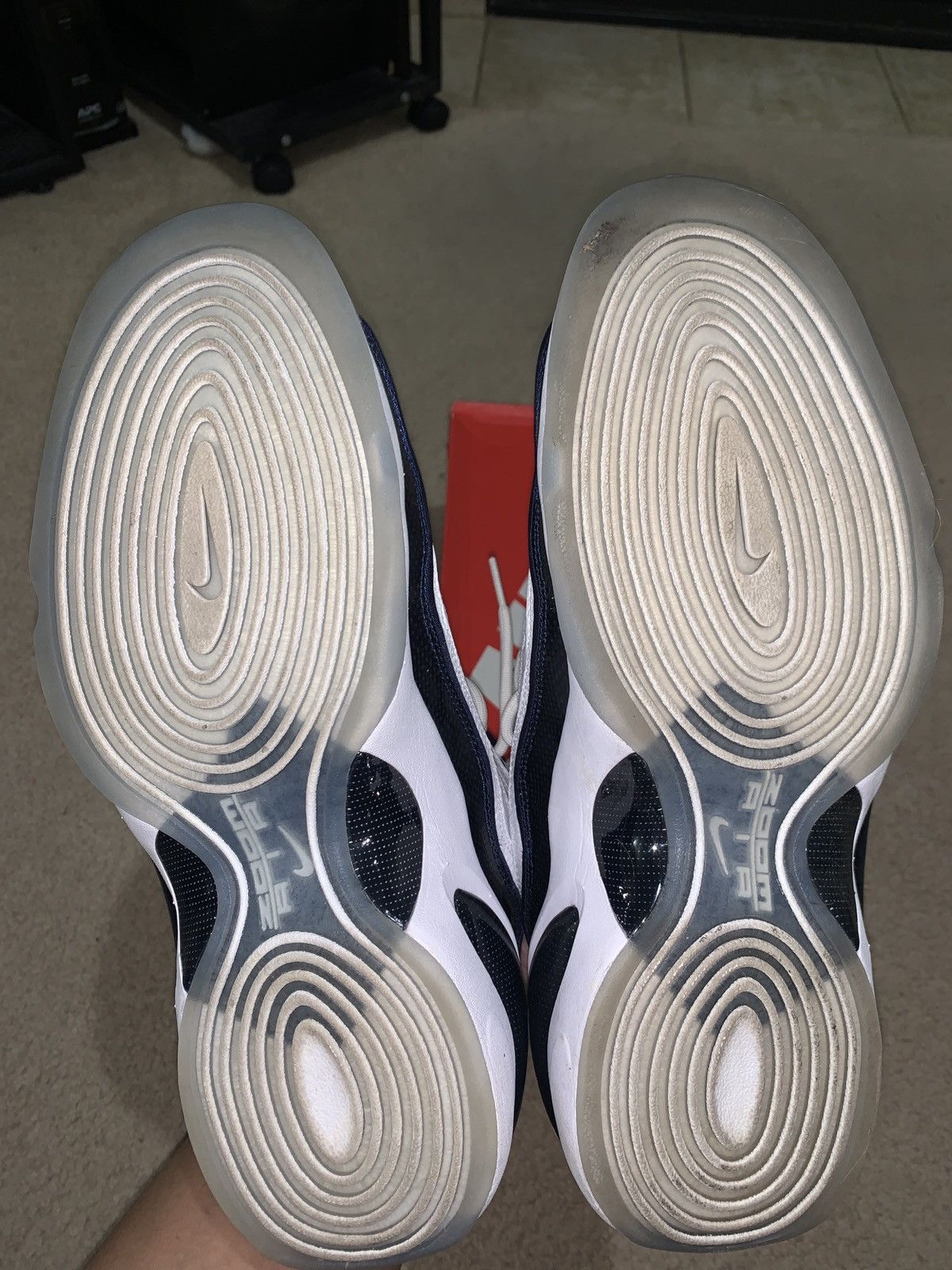 Nike Air Zoom Flight 96 Olympic Penny Hardaway Size US 11 / EU 44 - 4 Thumbnail