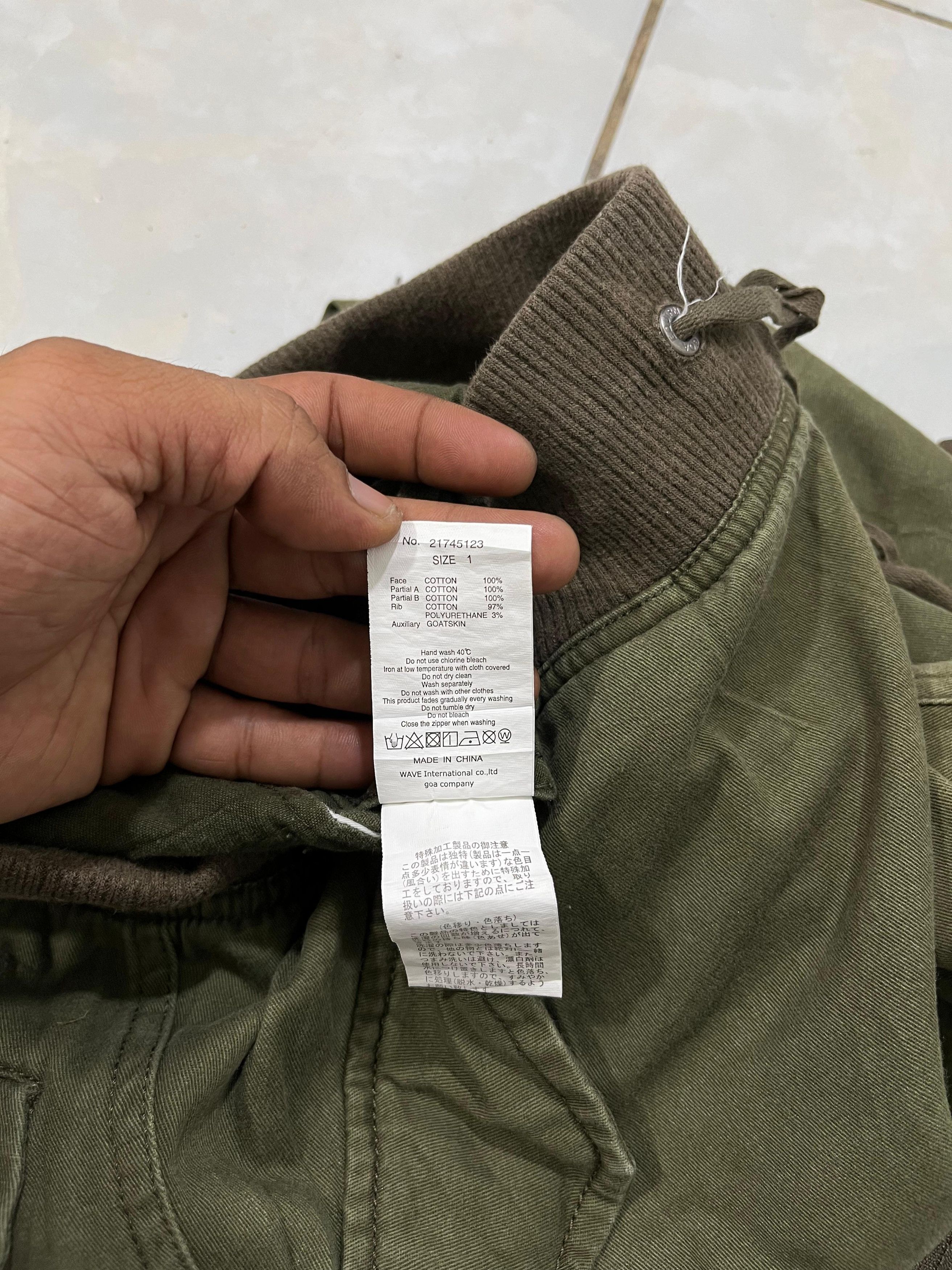 GOA Goa Military M65 style Zipper Pants Size US 29 - 9 Thumbnail
