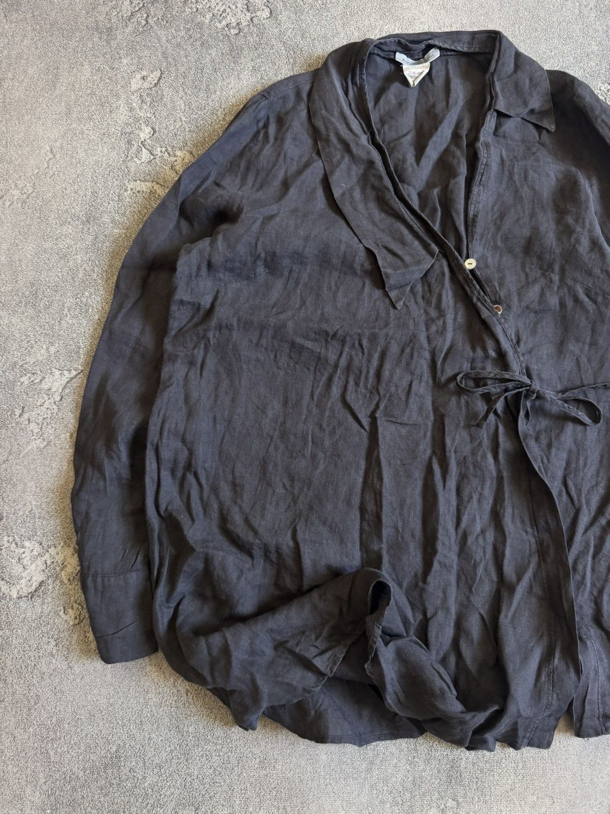 Sarah Pacini Sarah Pacini 2size 100% linen shirts blouse button up Size M / US 6-8 / IT 42-44 - 3 Thumbnail