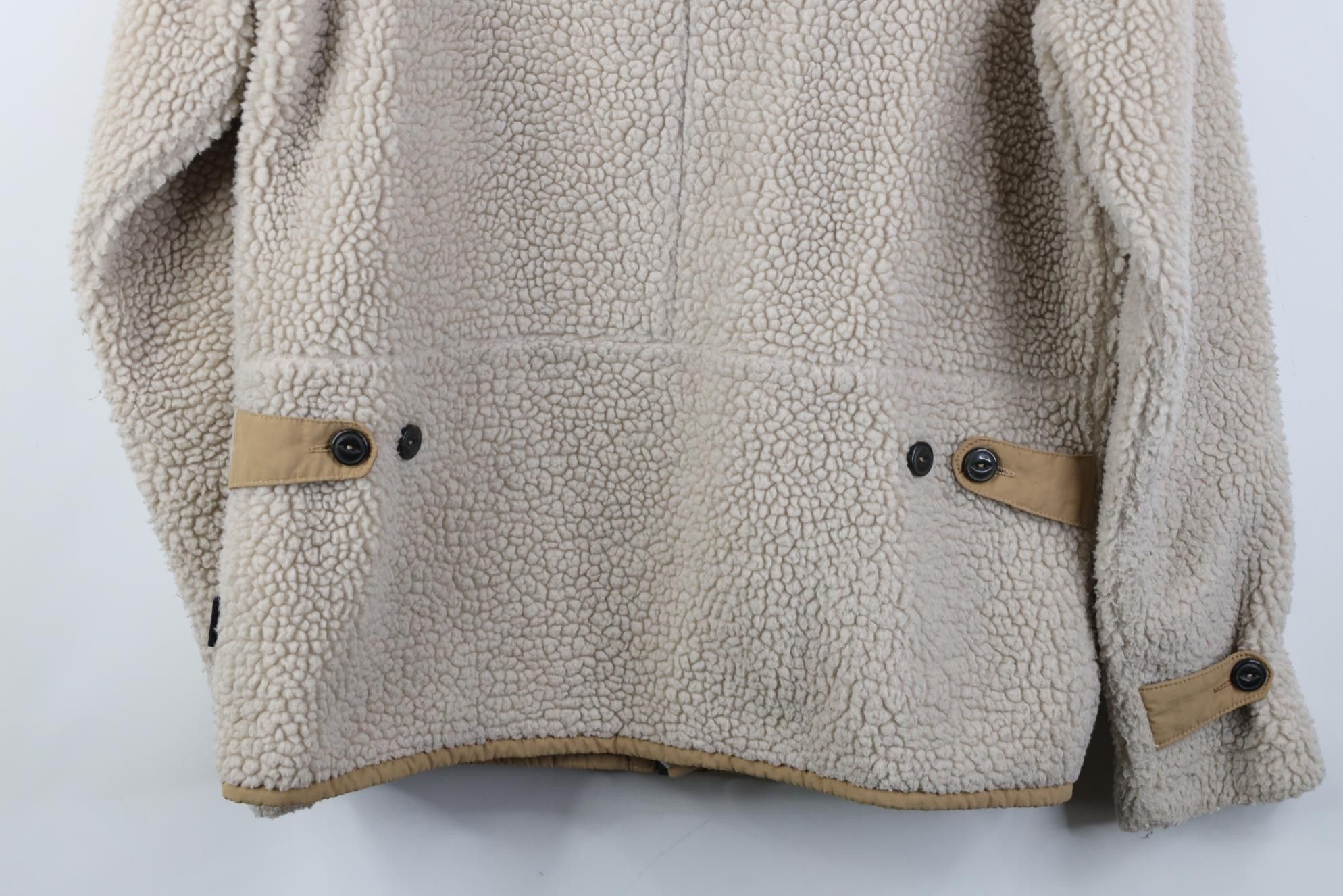 Patagonia Patagonia Pile Fleece Divided Sky Full Zip Jacket Natural Size M / US 6-8 / IT 42-44 - 17 Thumbnail