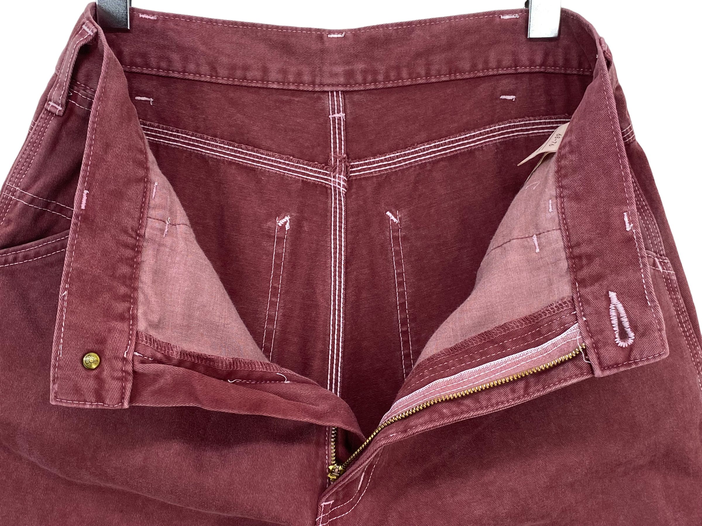 Japanese Brand Used Look Carpenter workwear Jeans Hickory Skateboard Jeans Size US 29 - 7 Thumbnail