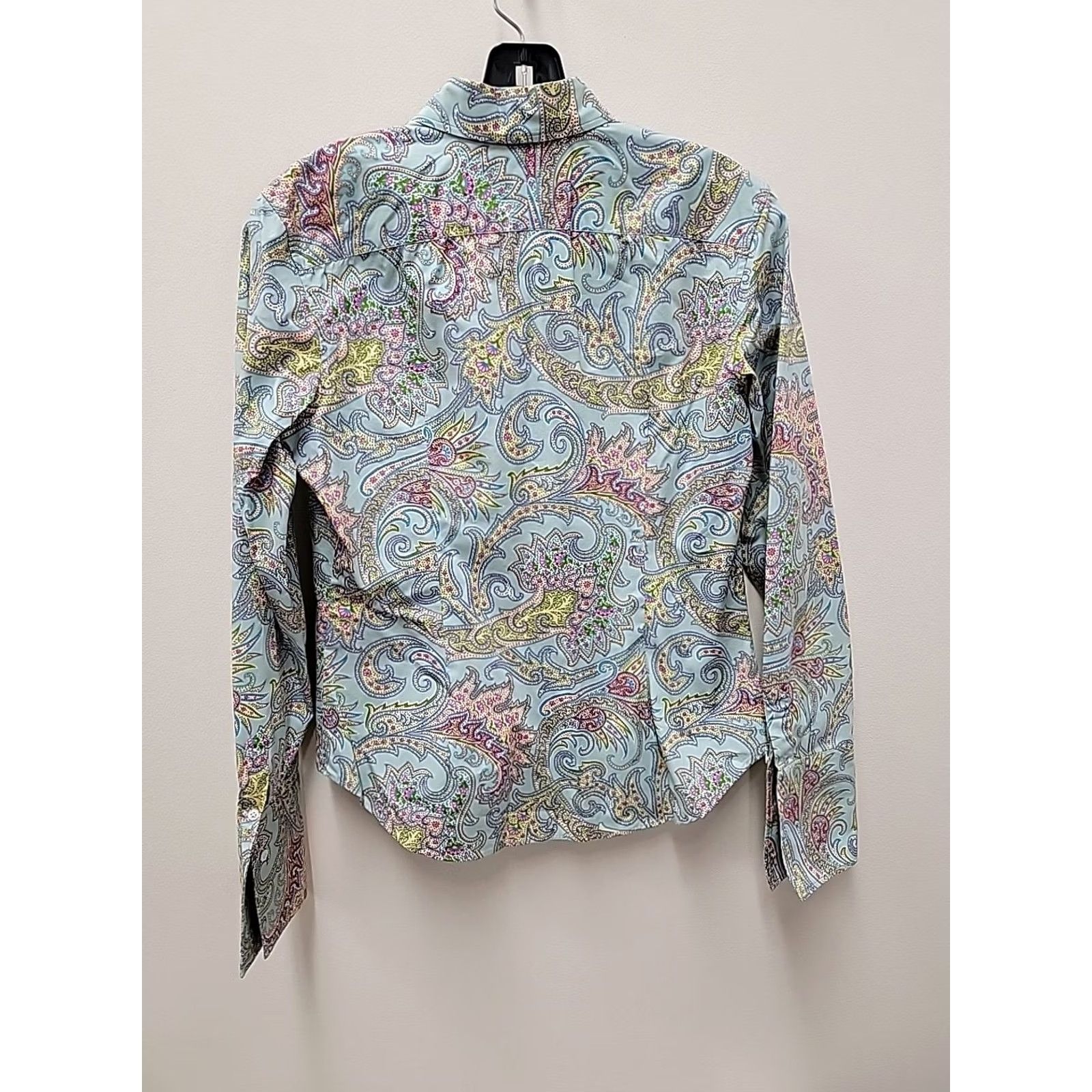 Ralph Lauren VINTAGE Ralph Lauren Shirt Womens 10 Black Label Women ALL OVER Paisley Button Size Size L / US 10 / IT 46 - 5 Thumbnail
