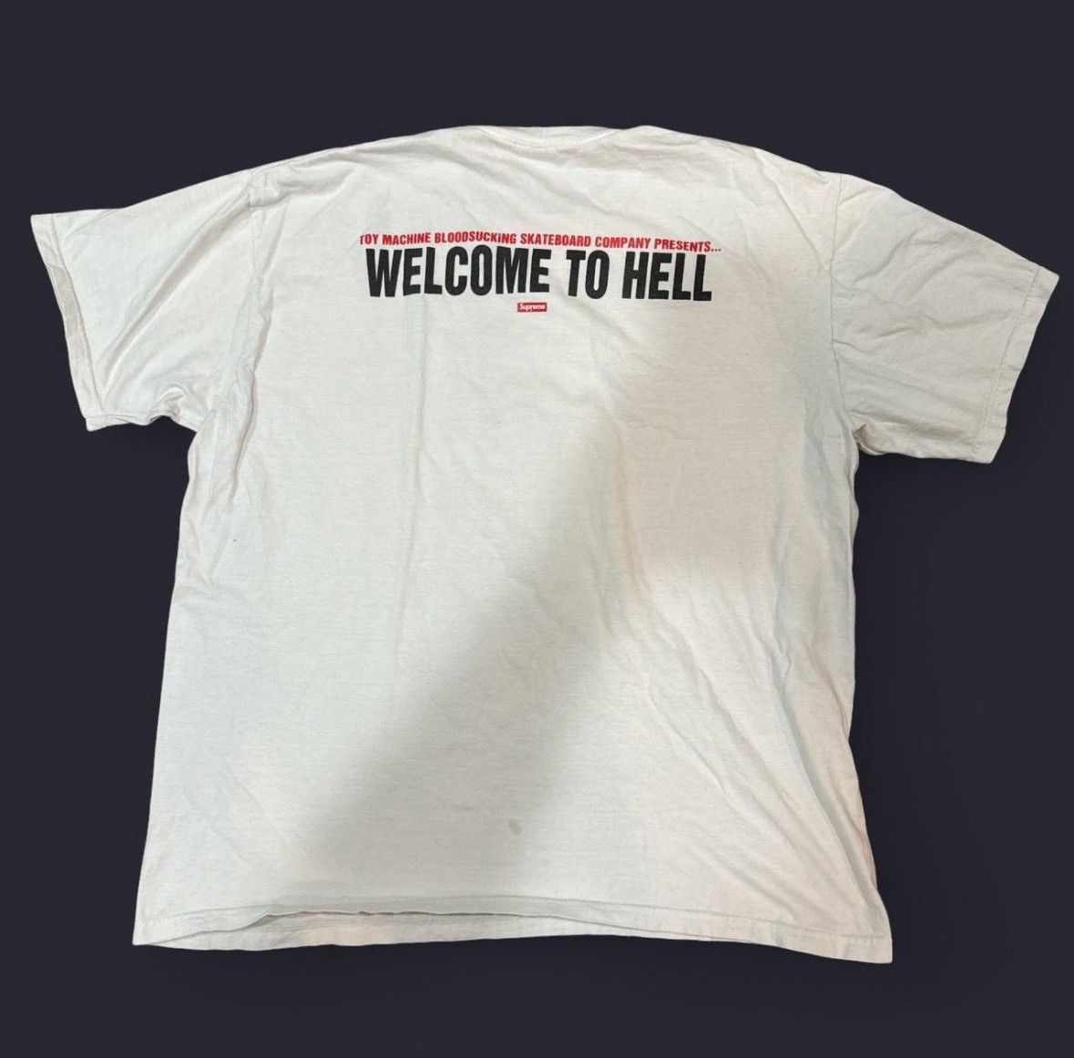 Supreme × Toy Machine Supreme x Toy Machine Welcome to H*ll anniversary T shirt Size US XL / EU 56 / 4 - 2 Thumbnail
