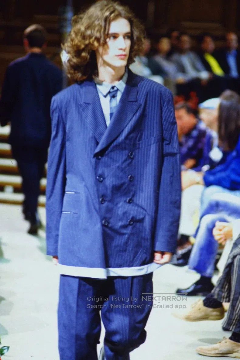 Yohji Yamamoto Yohji Yamamoto Houndstooth Stripe Blazer. Size US M / EU 48-50 / 2 - 2 Thumbnail