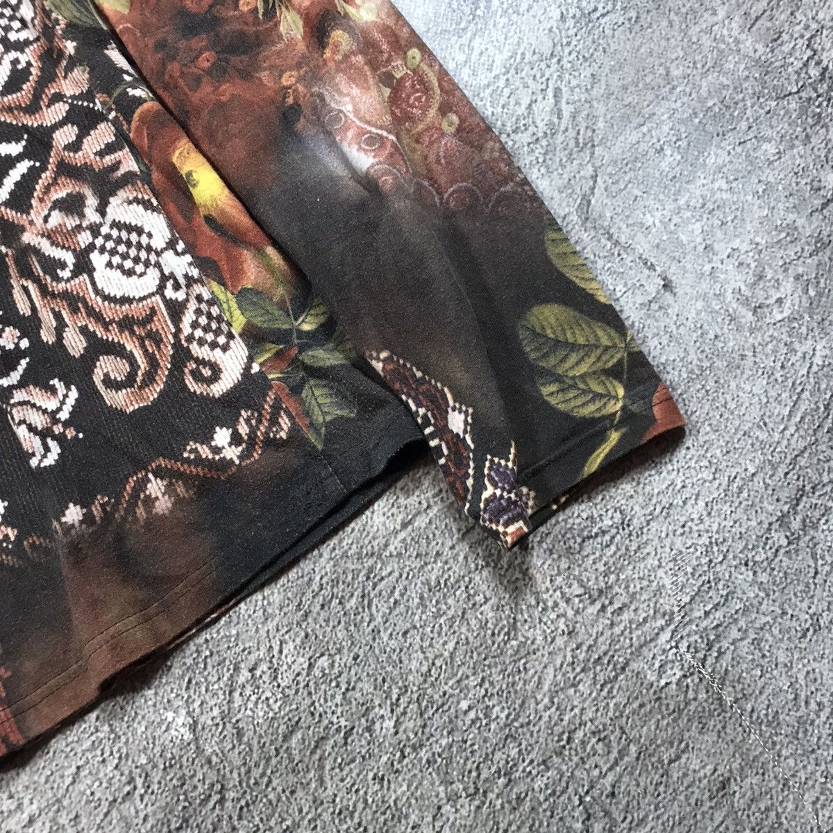 Vintage Vintage 90s Y2K All Over Print Floral Longsleeve Streetwear Size L / US 10 / IT 46 - 5 Thumbnail