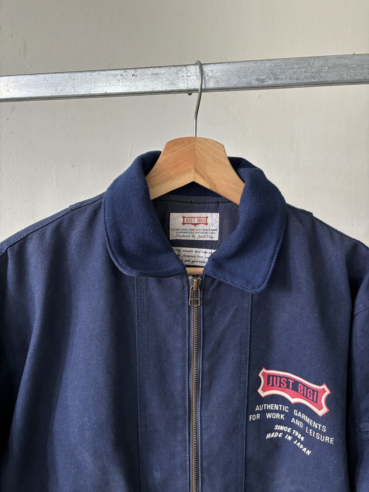 BIGI Vintage Just Bigi Japan Workwear Active Bomber Jacket Size US M / EU 48-50 / 2 - 5 Thumbnail