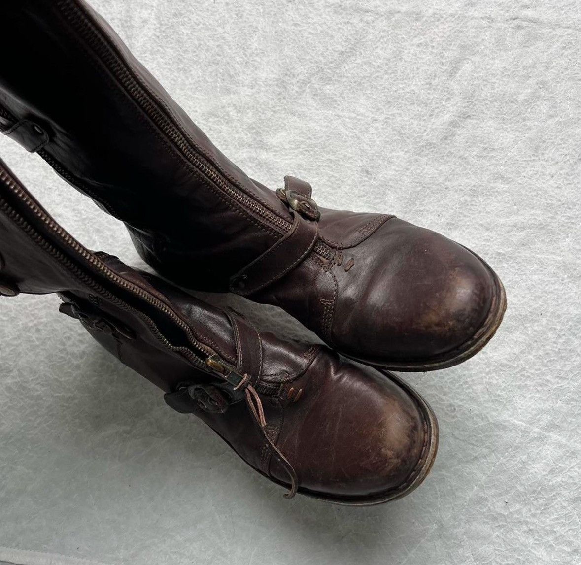 Vintage Vintage High Boots Moto Biker Size US 10 / IT 40 - 6 Thumbnail
