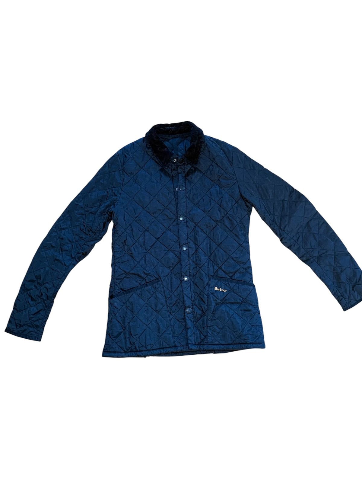 Barbour Barbour Liddesdale Quilted Jacket Black Cord Collar S Size US S / EU 44-46 / 1 - 1 Thumbnail