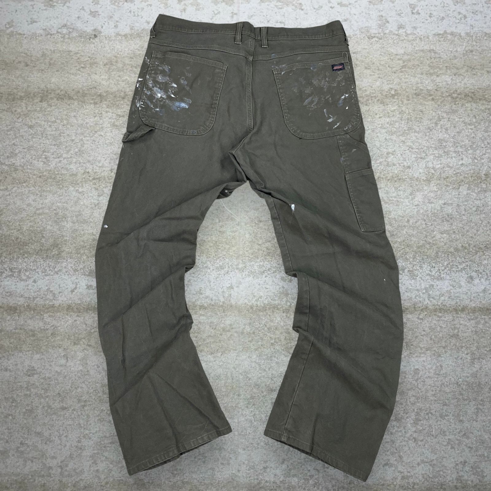 Dickies Vintage 90s Dickies Carpenter Pants 36x32 Straight Fit Green Size US 36 / EU 52 - 1 Thumbnail