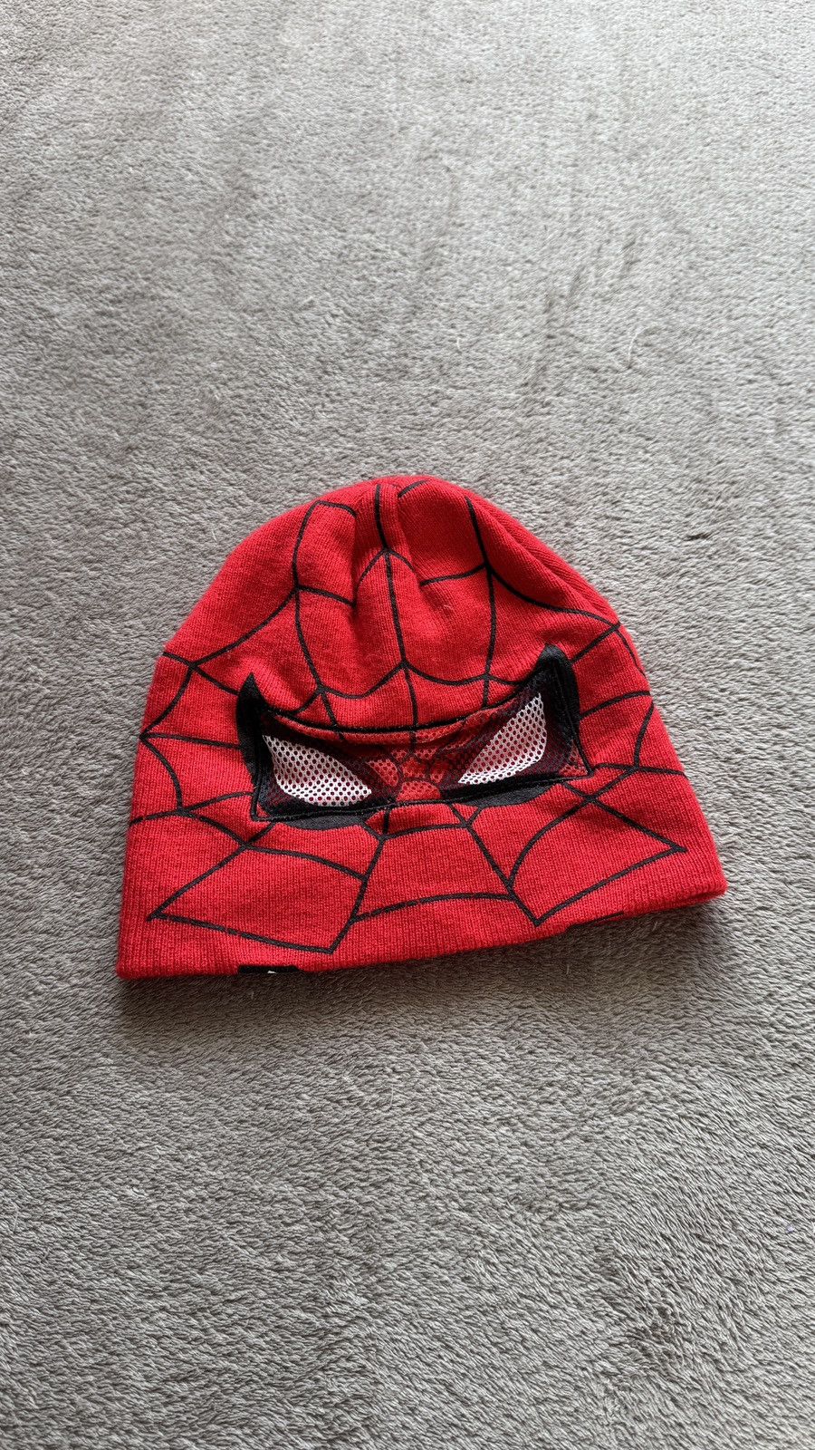 Marvel Comics Amazing Spider-Man vintage crazy Y2K Printed Web beanie Hat Size ONE SIZE - 5 Thumbnail
