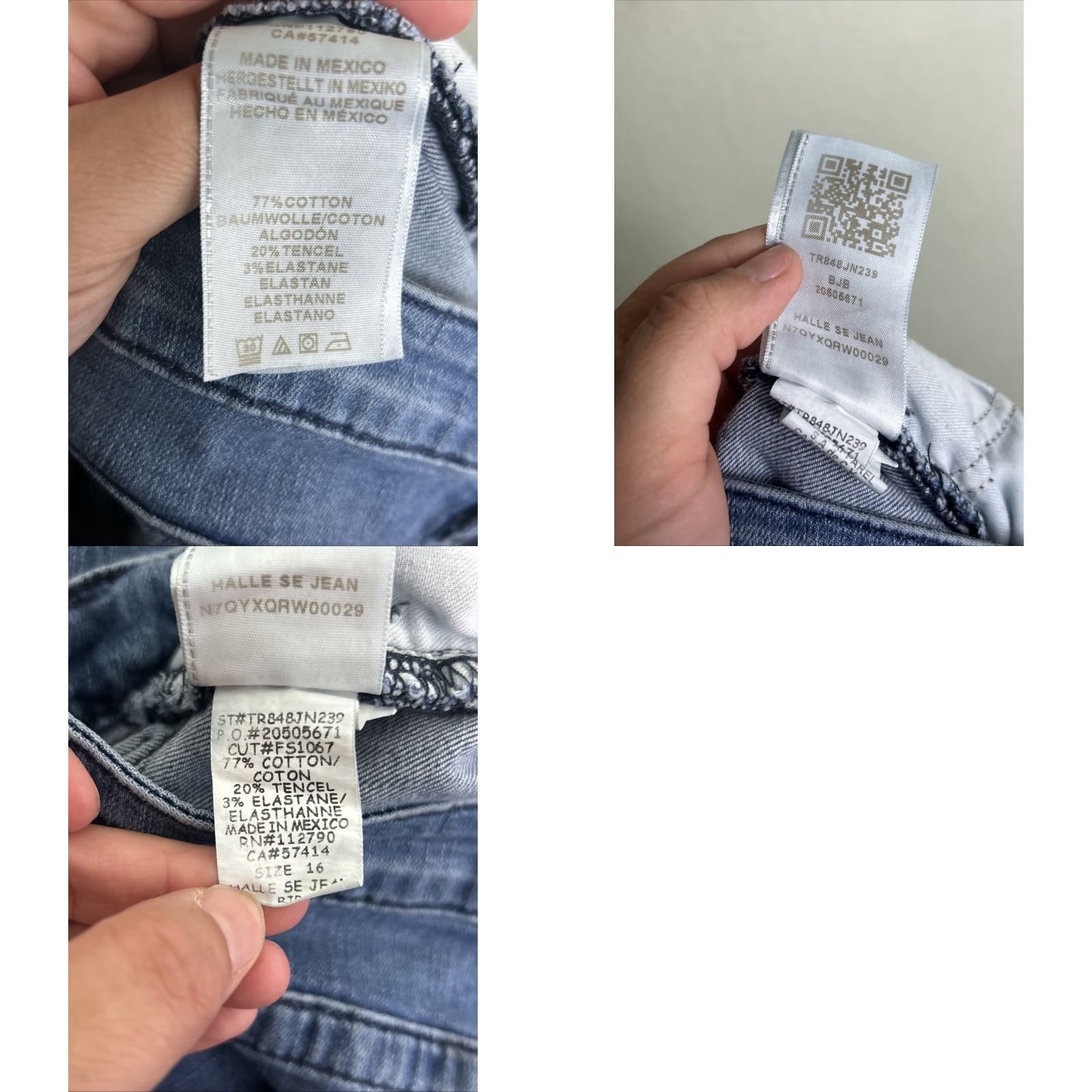 True Religion True Religion Halle Mid Rise Super Skinny Medium Wash Jeans Junior 16 30x31 Flaw Size 38" / US 16 / IT 52 - 10 Thumbnail