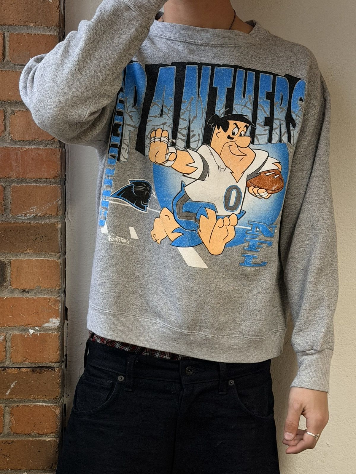 Vintage Vintage panthers crewneck Size US S / EU 44-46 / 1 - 1 Thumbnail
