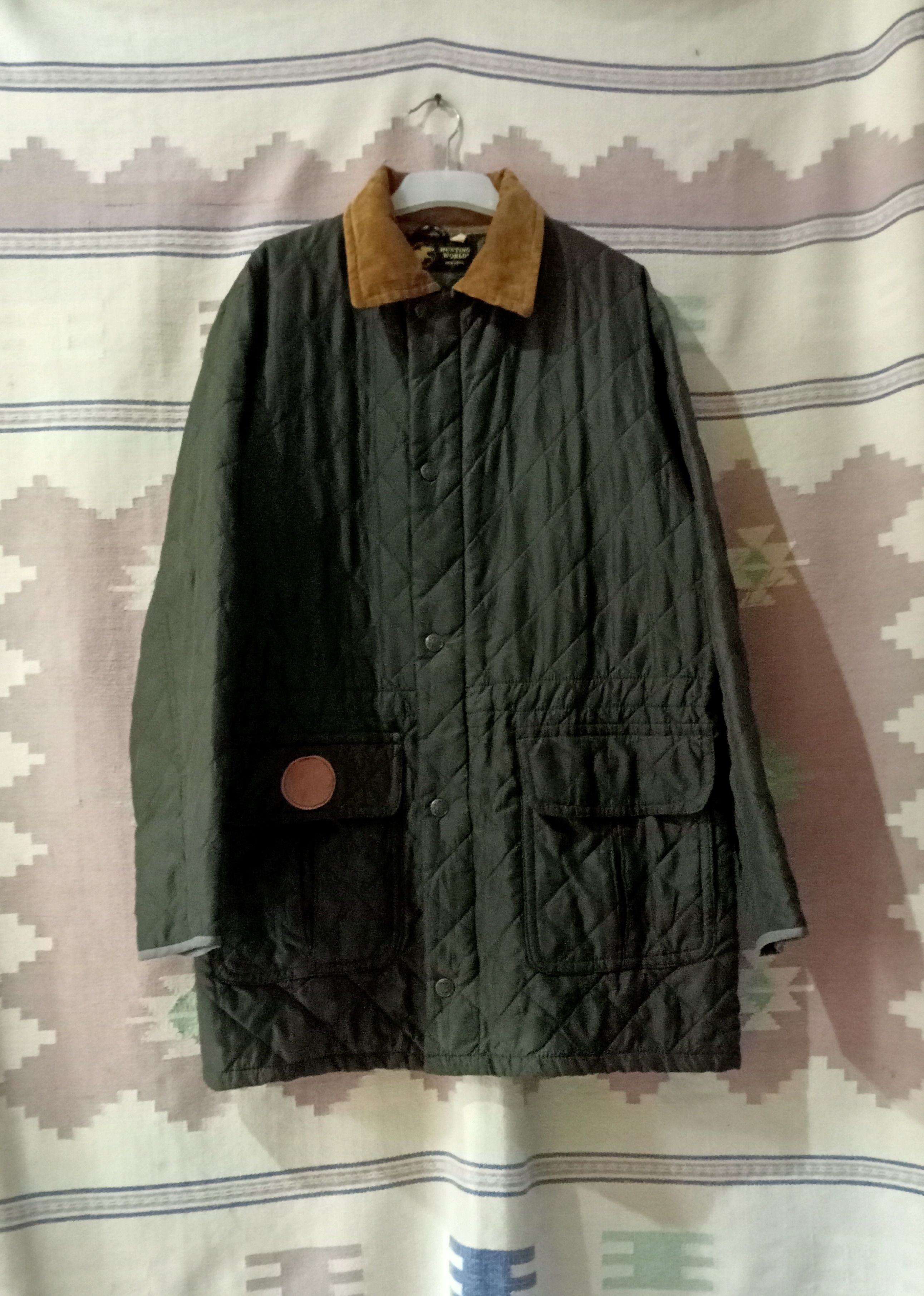 Japanese Brand Hunting World New York Quilted Jacket Made In England Size US XXS / EU 40 - 2 Thumbnail