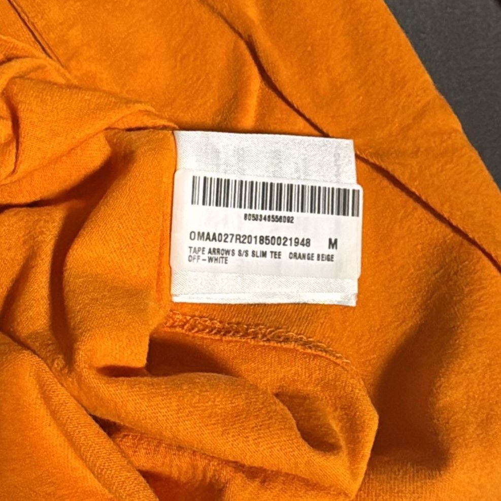 Off-White Orange Tape Arrows Logo T-Shirt Size US M / EU 48-50 / 2 - 8 Thumbnail