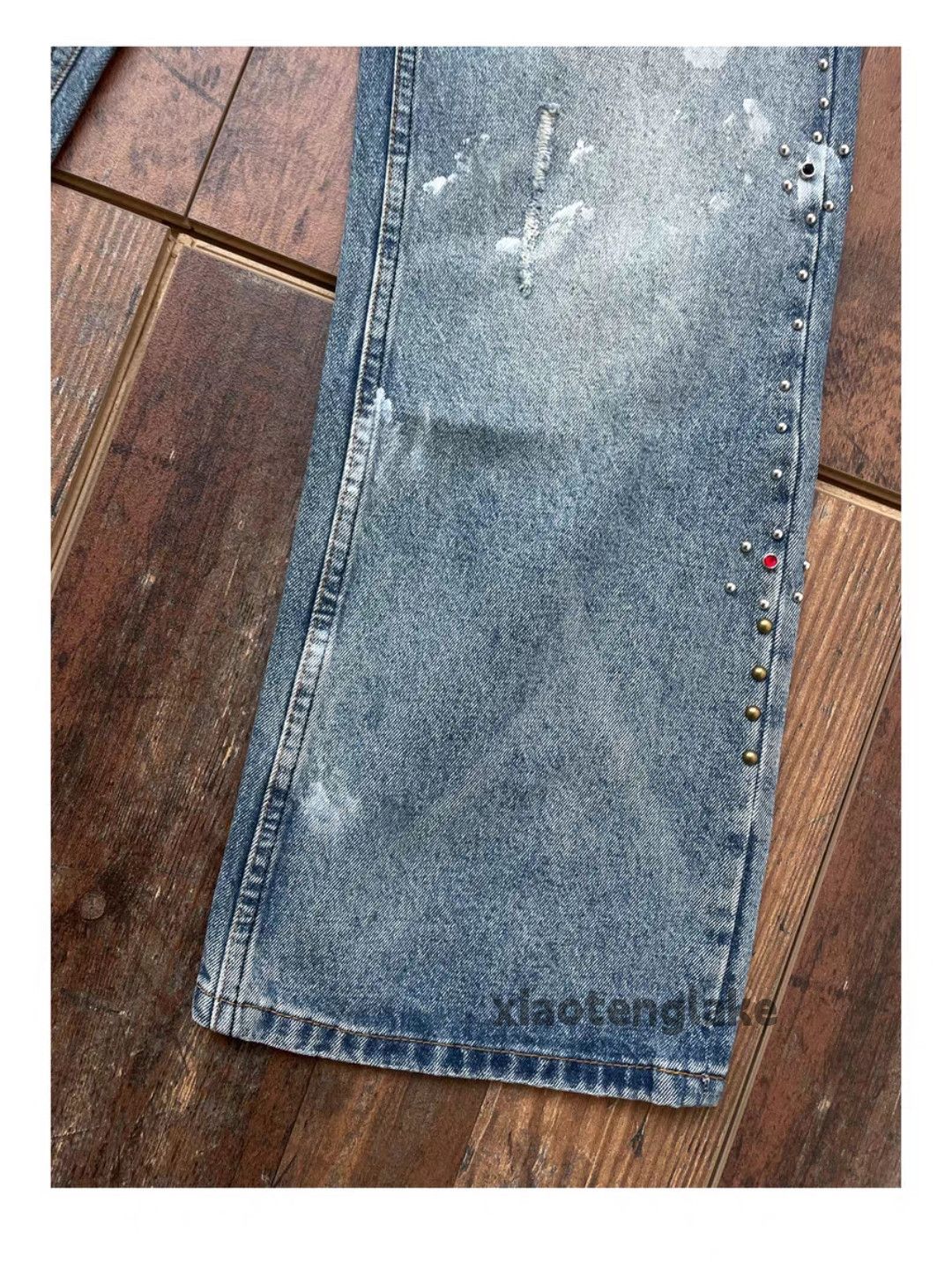 Jean xtl faded loose supreme kapital style baggy flared jeans Size US 30 / EU 46 - 4 Thumbnail