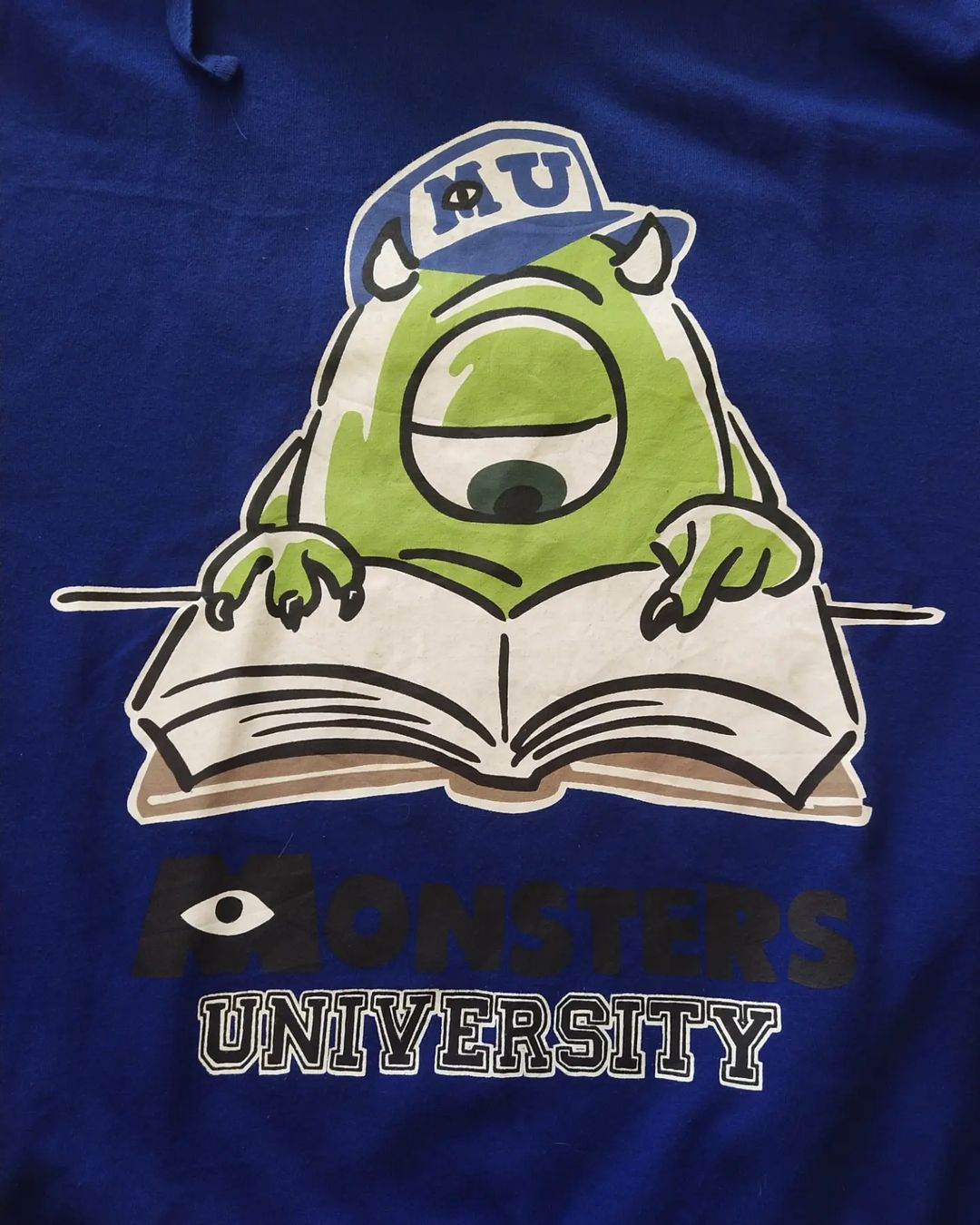 Cartoon Network × Disney Monster University Mike Blue Hoodie Size US L / EU 52-54 / 3 - 2 Thumbnail