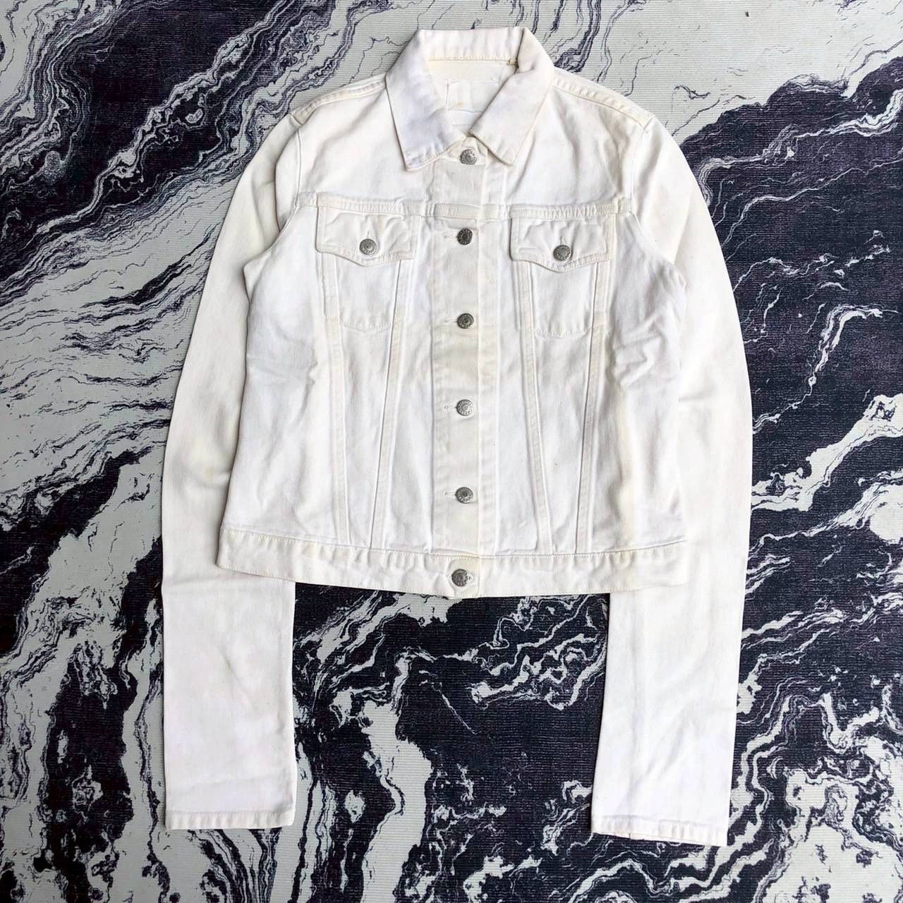 Helmut Lang Vintage Helmut Lang 1998 Denim Over sleeve Jacket Size S / US 4 / IT 40 - 1 Thumbnail