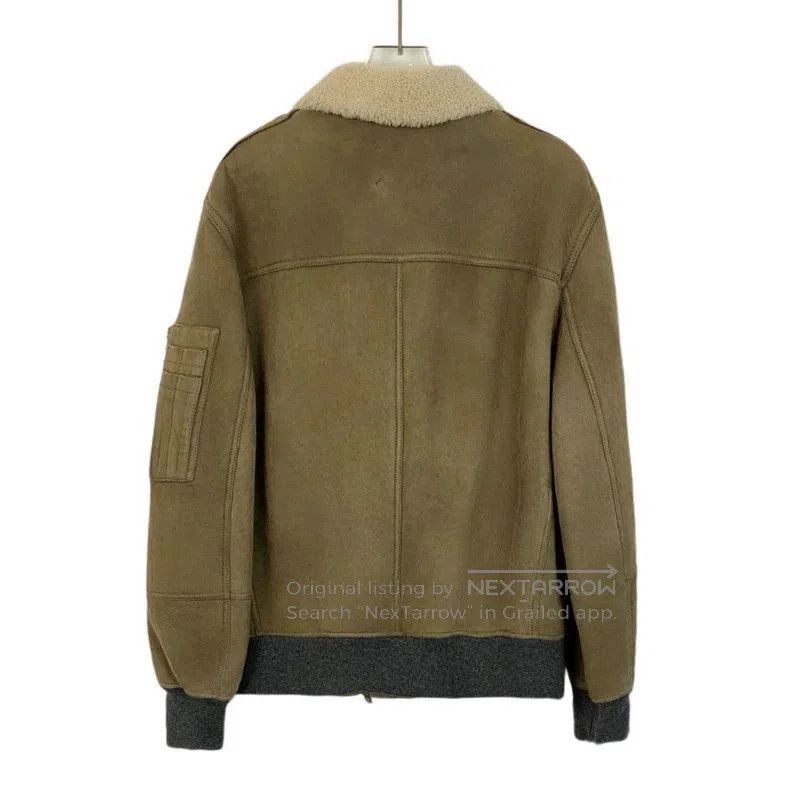 Brunello Cucinelli Brunello Cucinelli Green Shearling Jacket XS. Size US XS / EU 42 / 0 - 2 Thumbnail