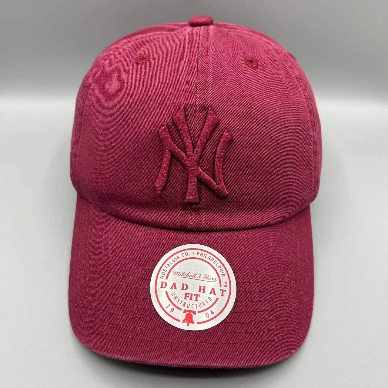 Mitchell & Ness New York Yankees Hat Men Red MLB Strap Back Cap Cotton New Size ONE SIZE - 1 Thumbnail