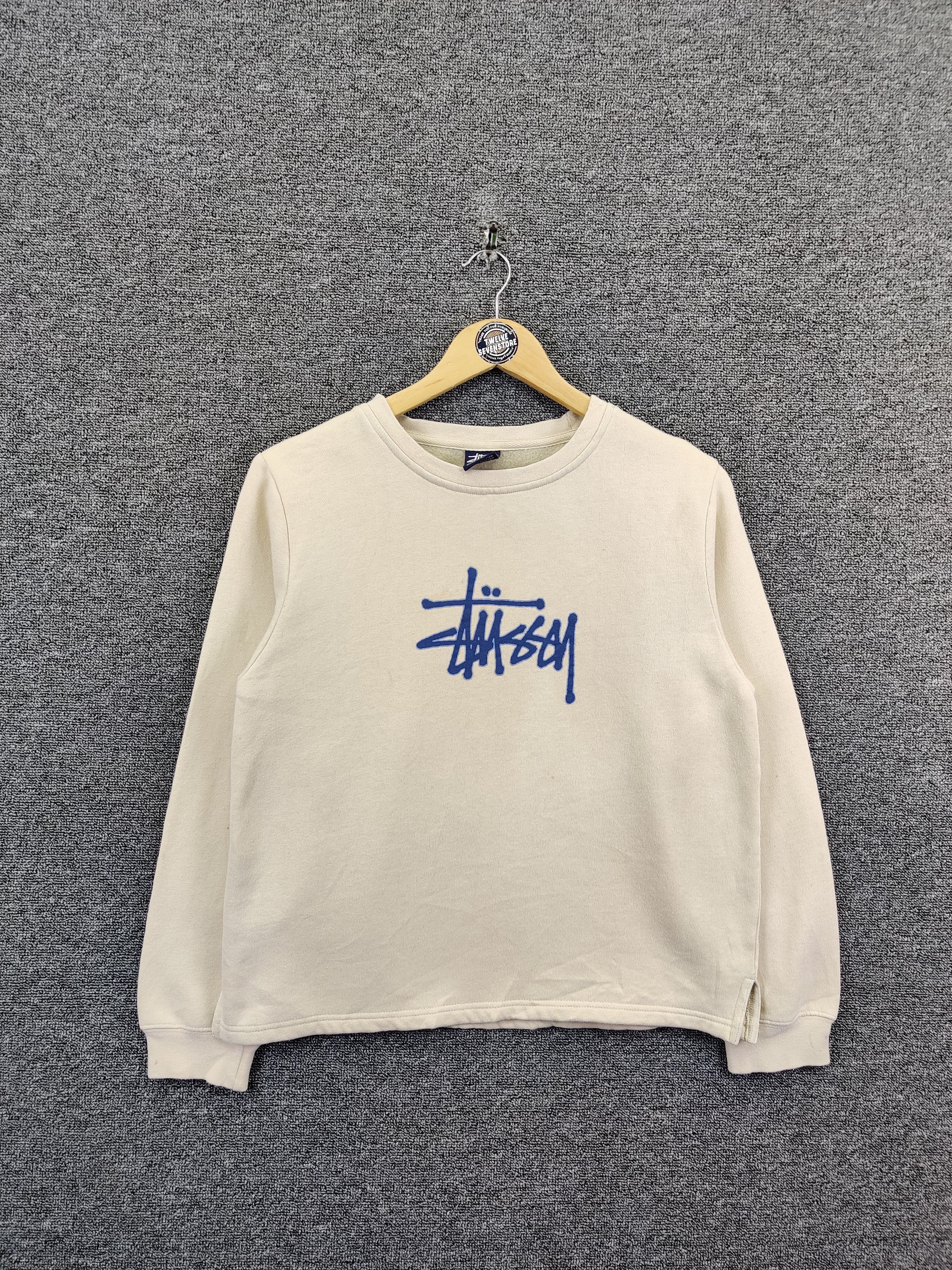 Vintage Stussy Signature Big Logo Crewneck Sweatshirt