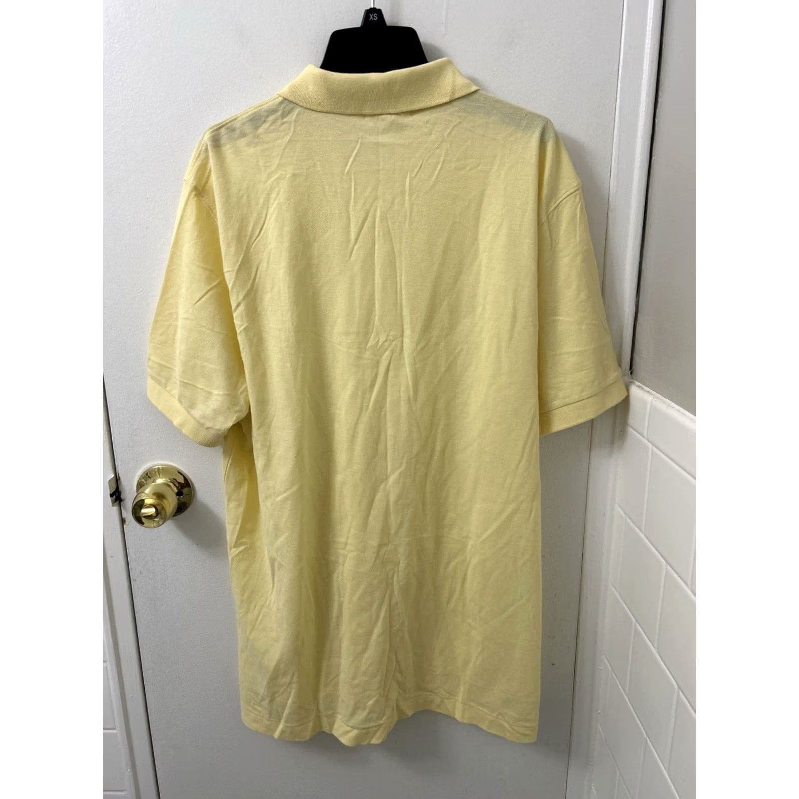 Calvin Klein Calvin Klein Polo Shirt Mens Large Yellow NWT Solid Short Sleeve Golf Size US L / EU 52-54 / 3 - 7 Thumbnail